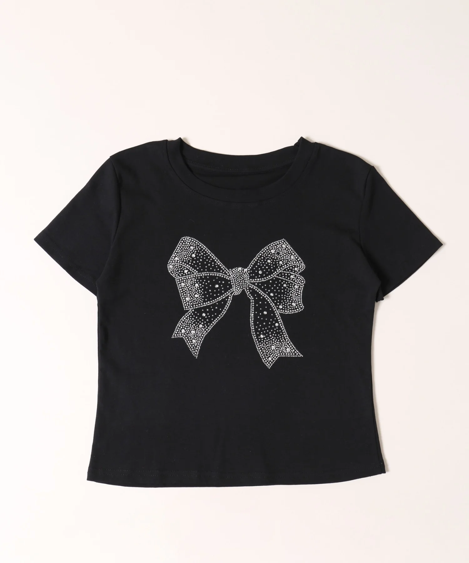リボンストーンロゴTシャツ - Image 13