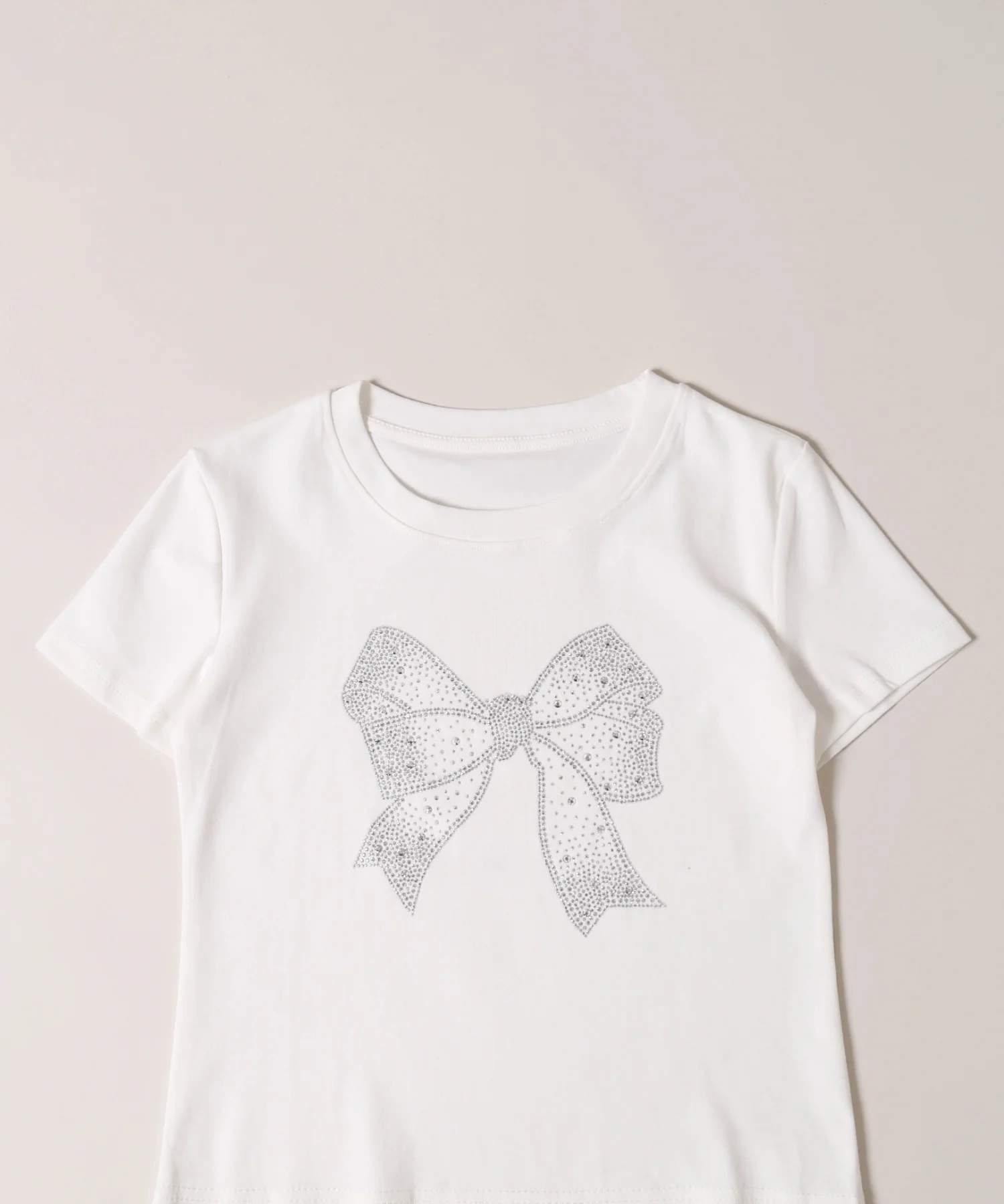 リボンストーンロゴTシャツ - Image 15