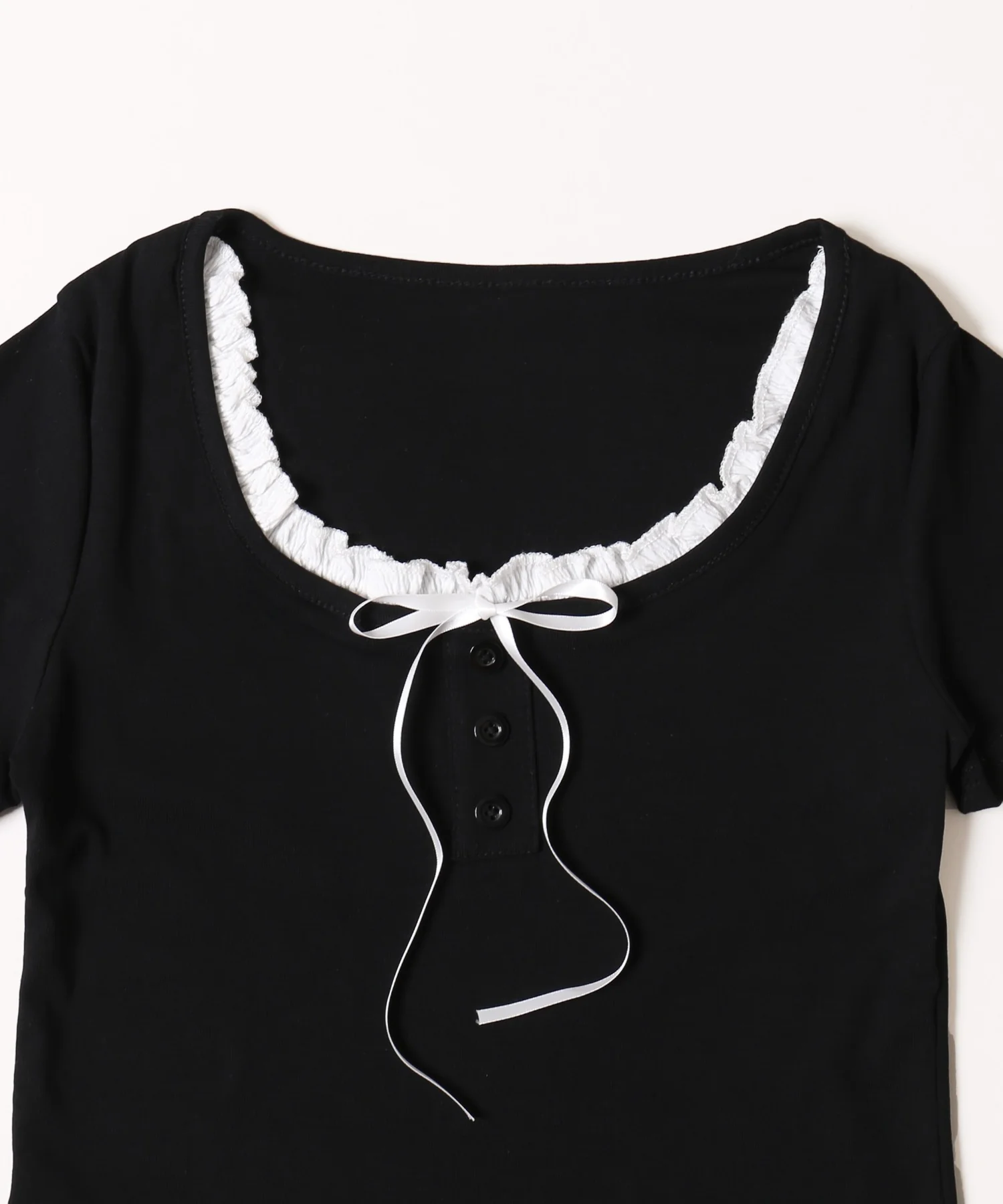 レイヤード風フロントリボンTシャツ - Image 22