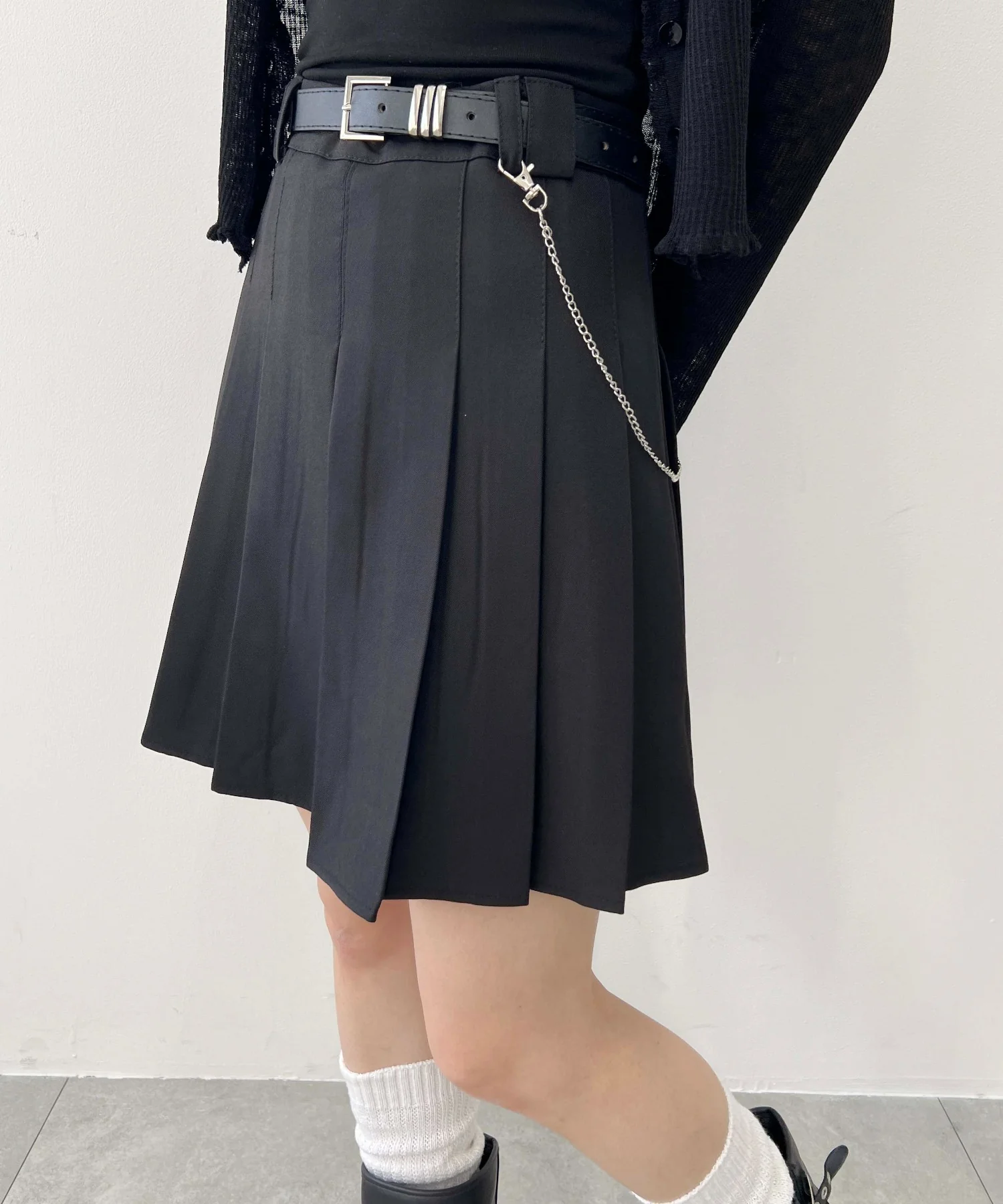 ベルト付きプリーツスカート - Image 9