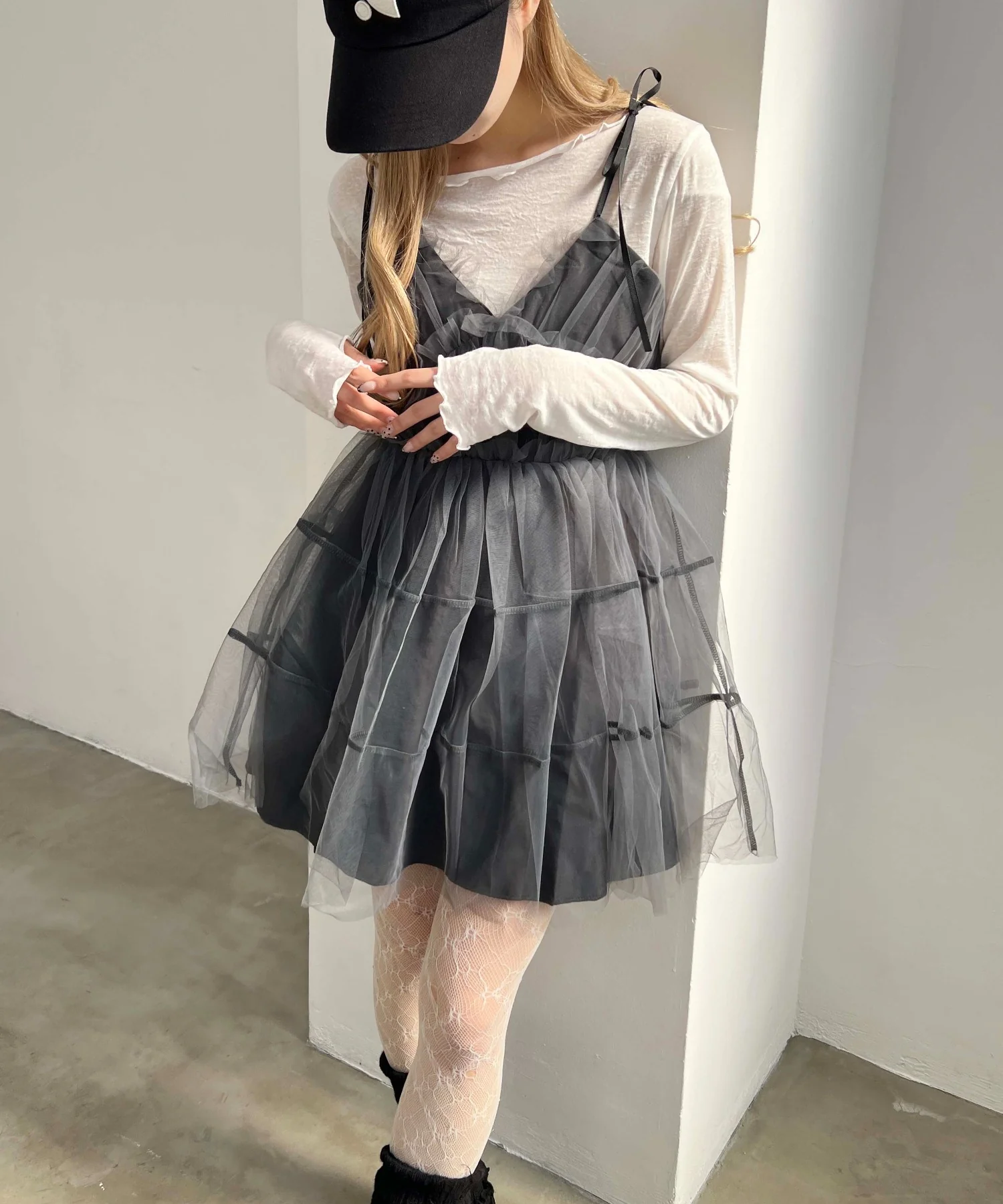 ボリュームチュールキャミワンピース - Image 4