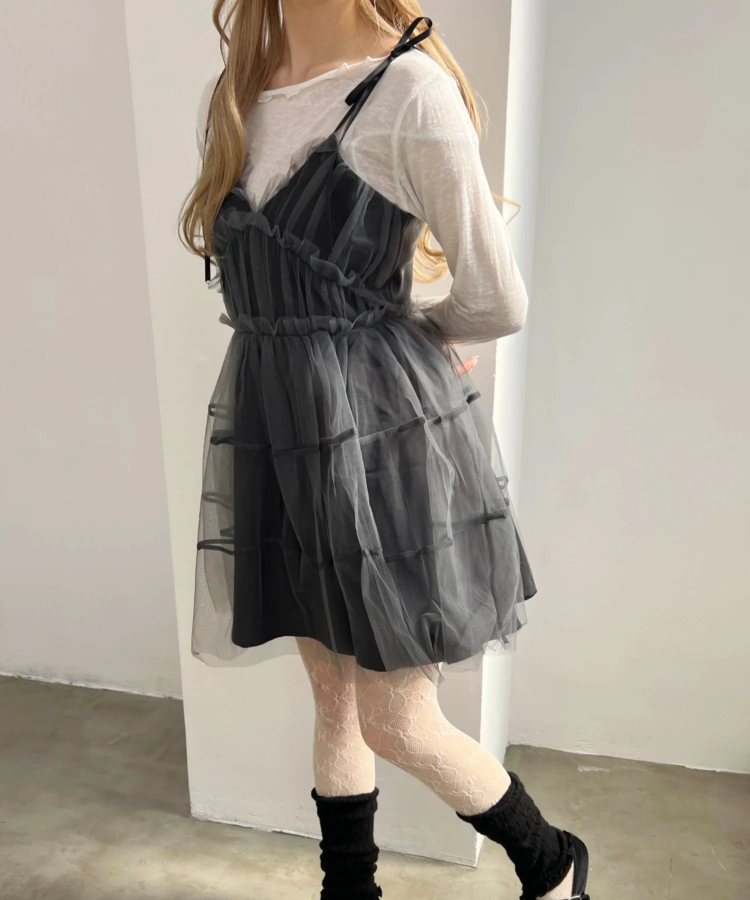 ボリュームチュールキャミワンピース - Image 5