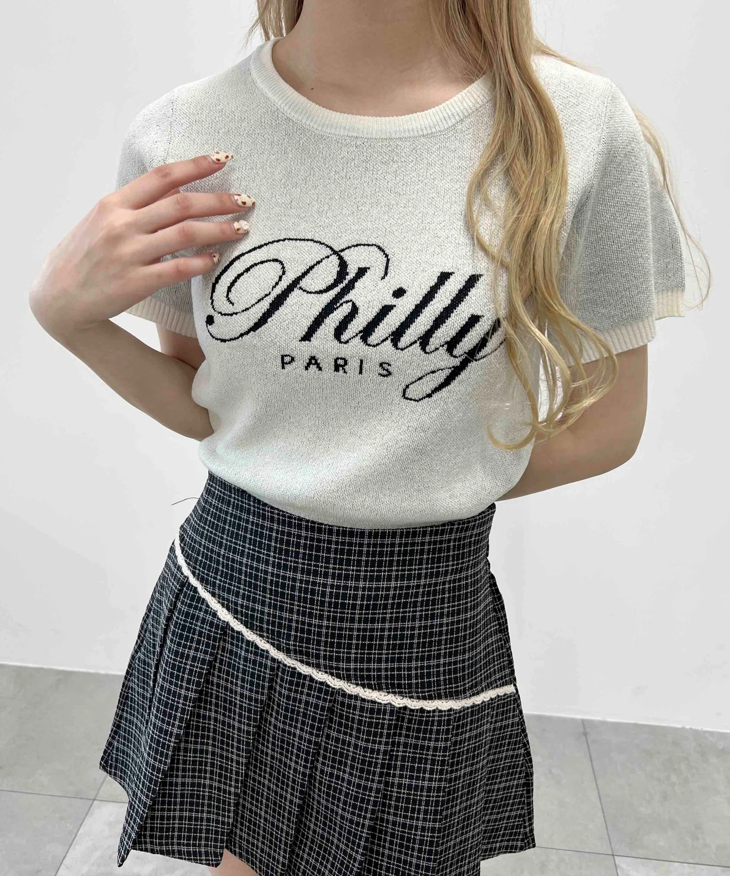PHILLY半袖ジャガードニット - Image 2