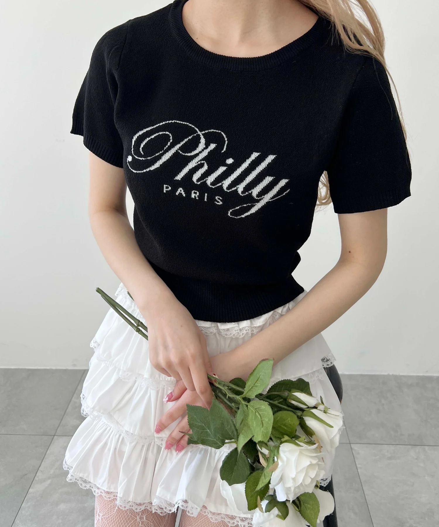 PHILLY半袖ジャガードニット - Image 6