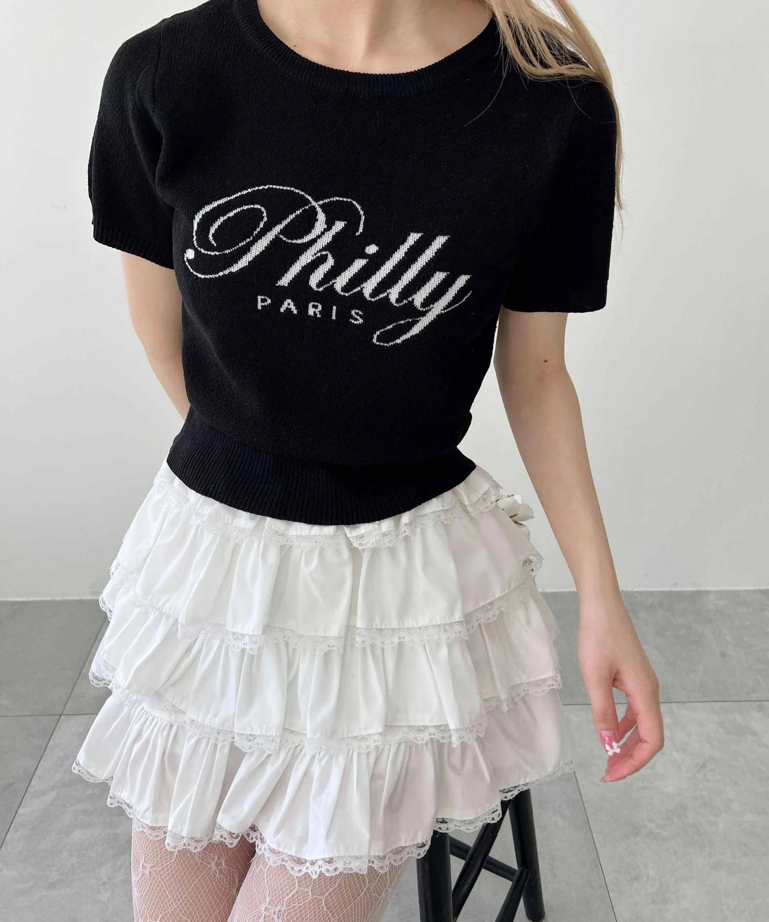 PHILLY半袖ジャガードニット - Image 7