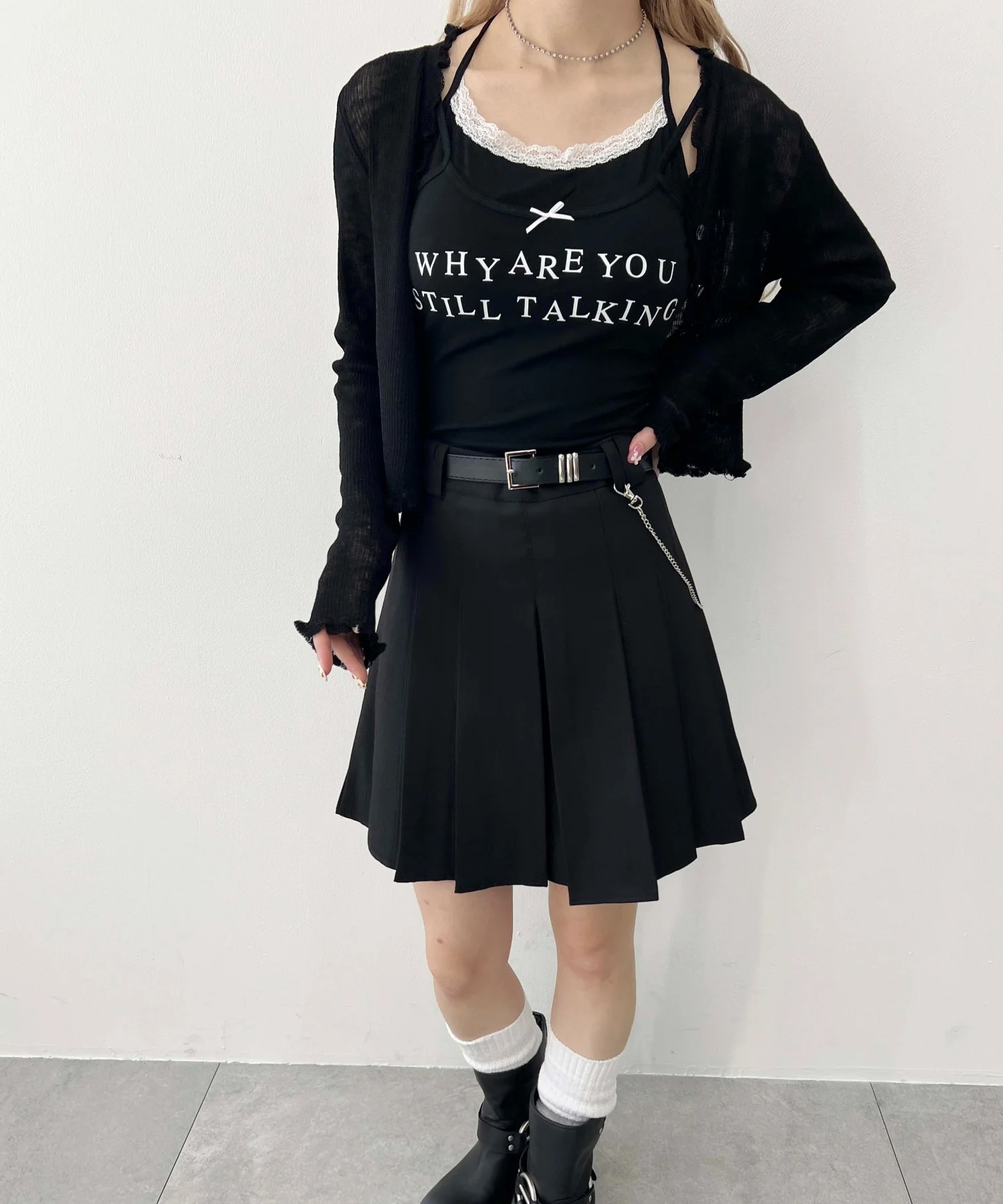 メッセージロゴレイヤードキャミソール - Image 10