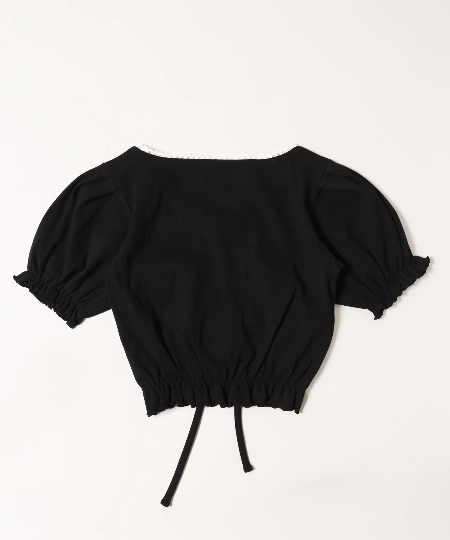 レースパイピング半袖トップス - Image 23