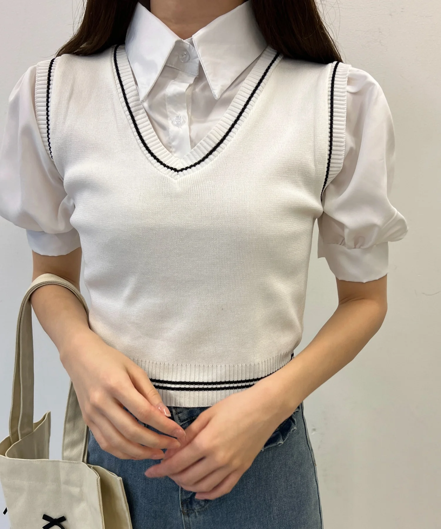 ラインベストドッキングシャツ - Image 3