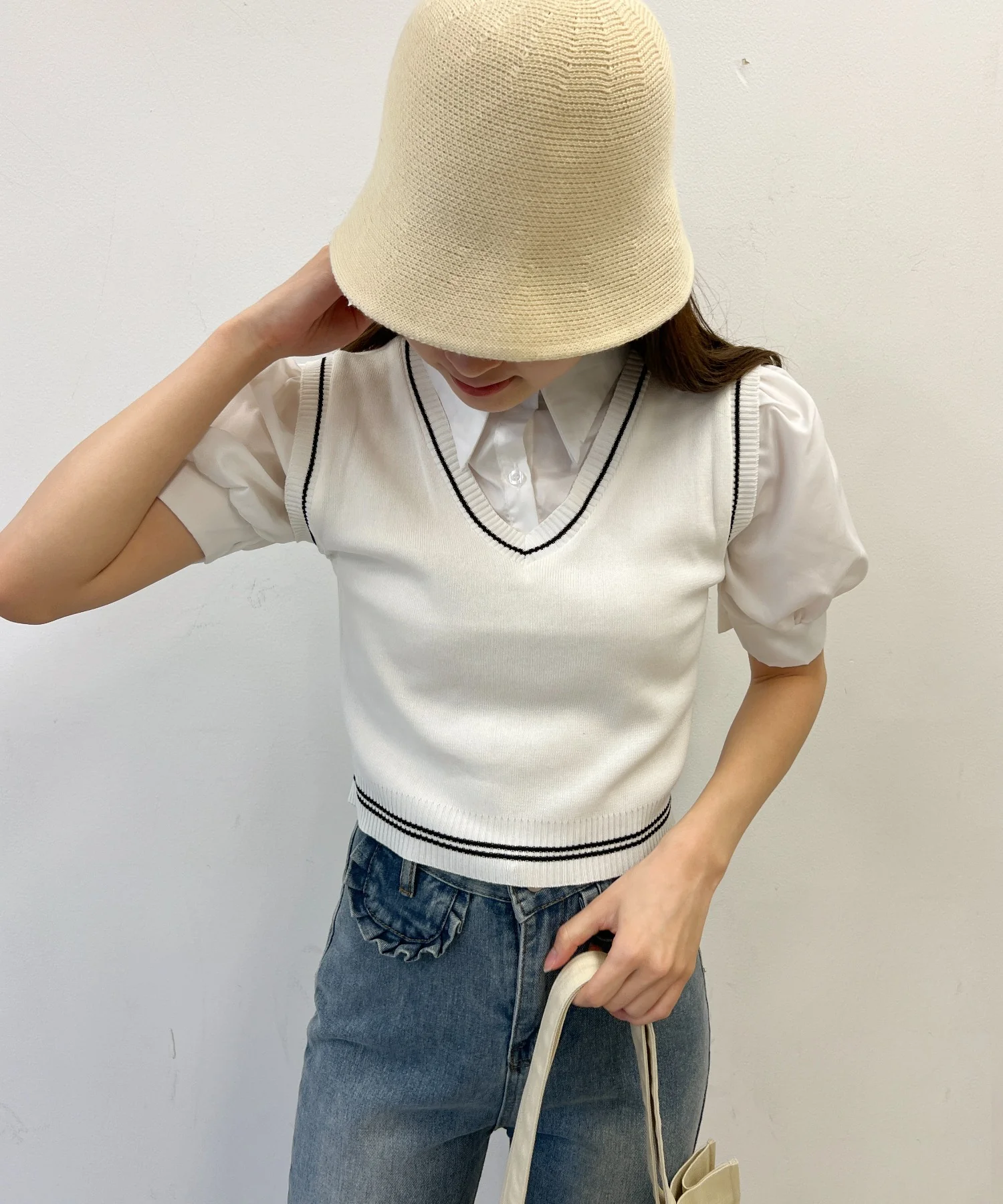 ラインベストドッキングシャツ - Image 6