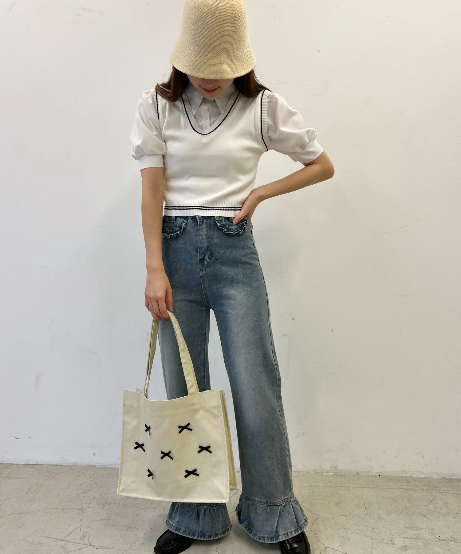 ラインベストドッキングシャツ - Image 7