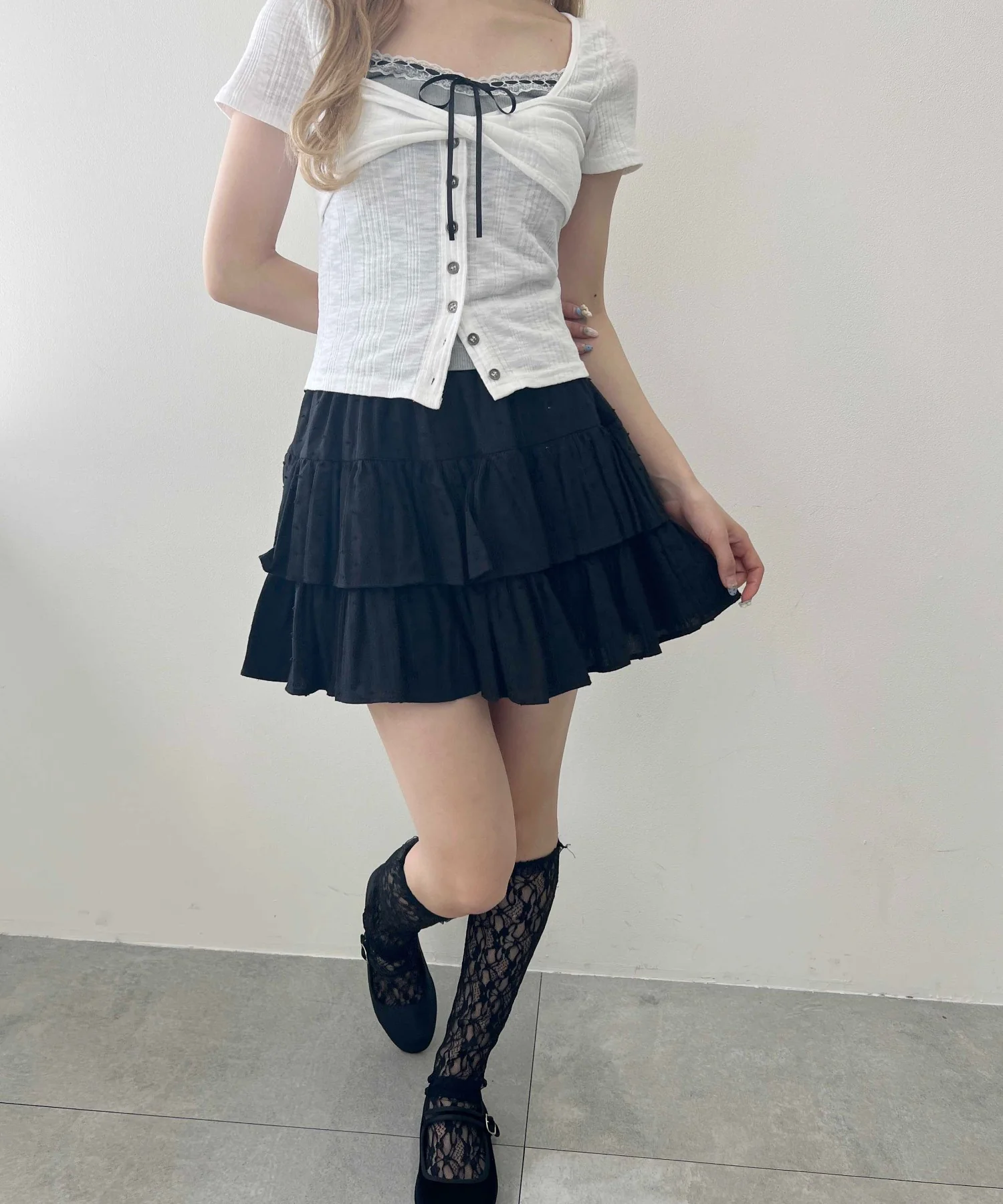 クロスデザインカーデトップス - Image 17