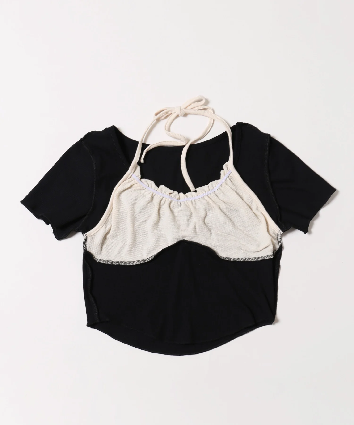 ホルターネックドッキングTシャツ - Image 16