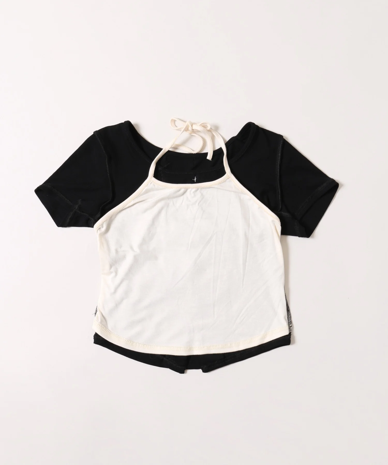 ミニリボンデザインホルターネックTシャツ - Image 14