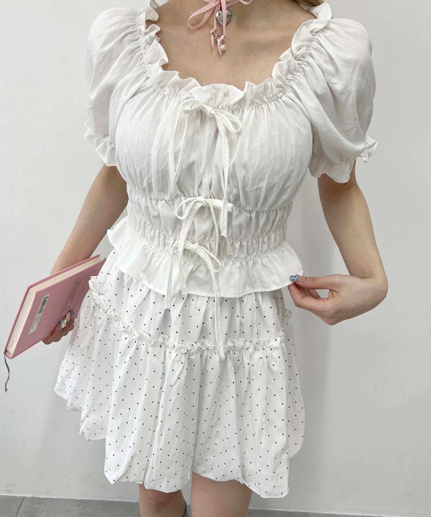 2WAYギャザーデザインブラウス - Image 8