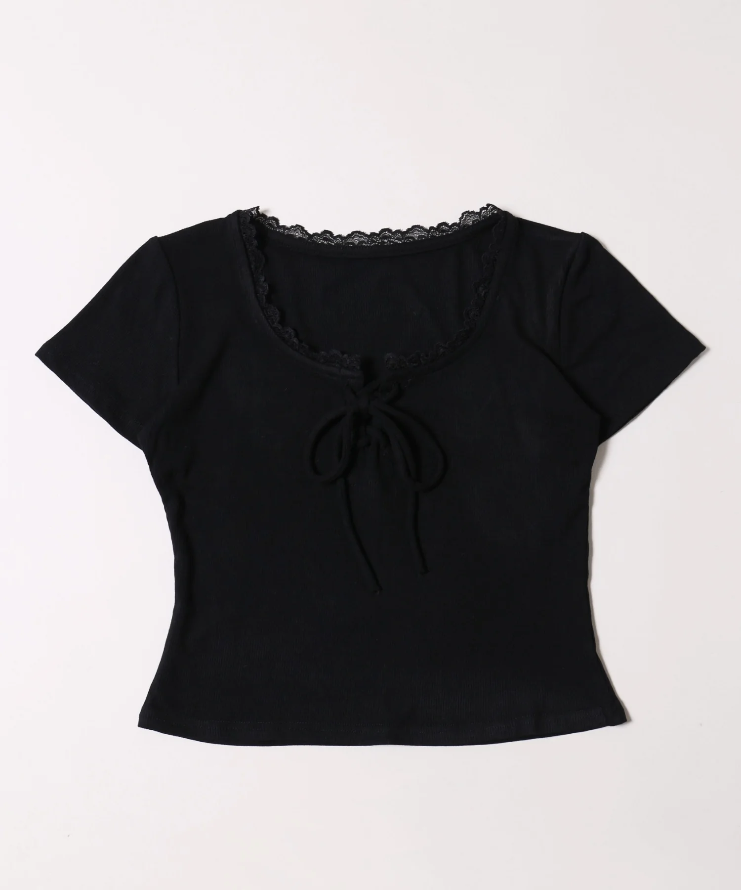 ミニレースアップTシャツ - Image 19