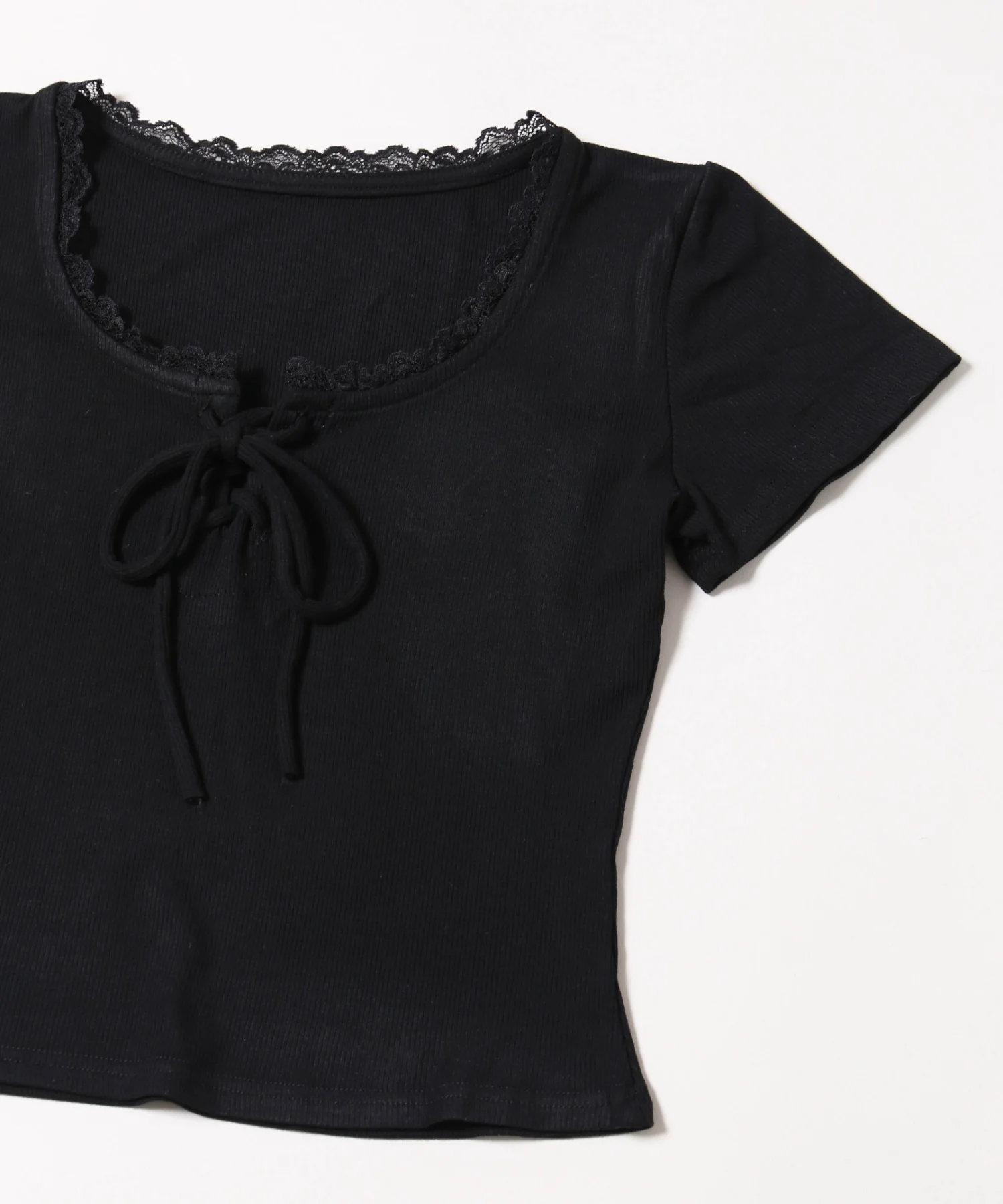 ミニレースアップTシャツ - Image 23
