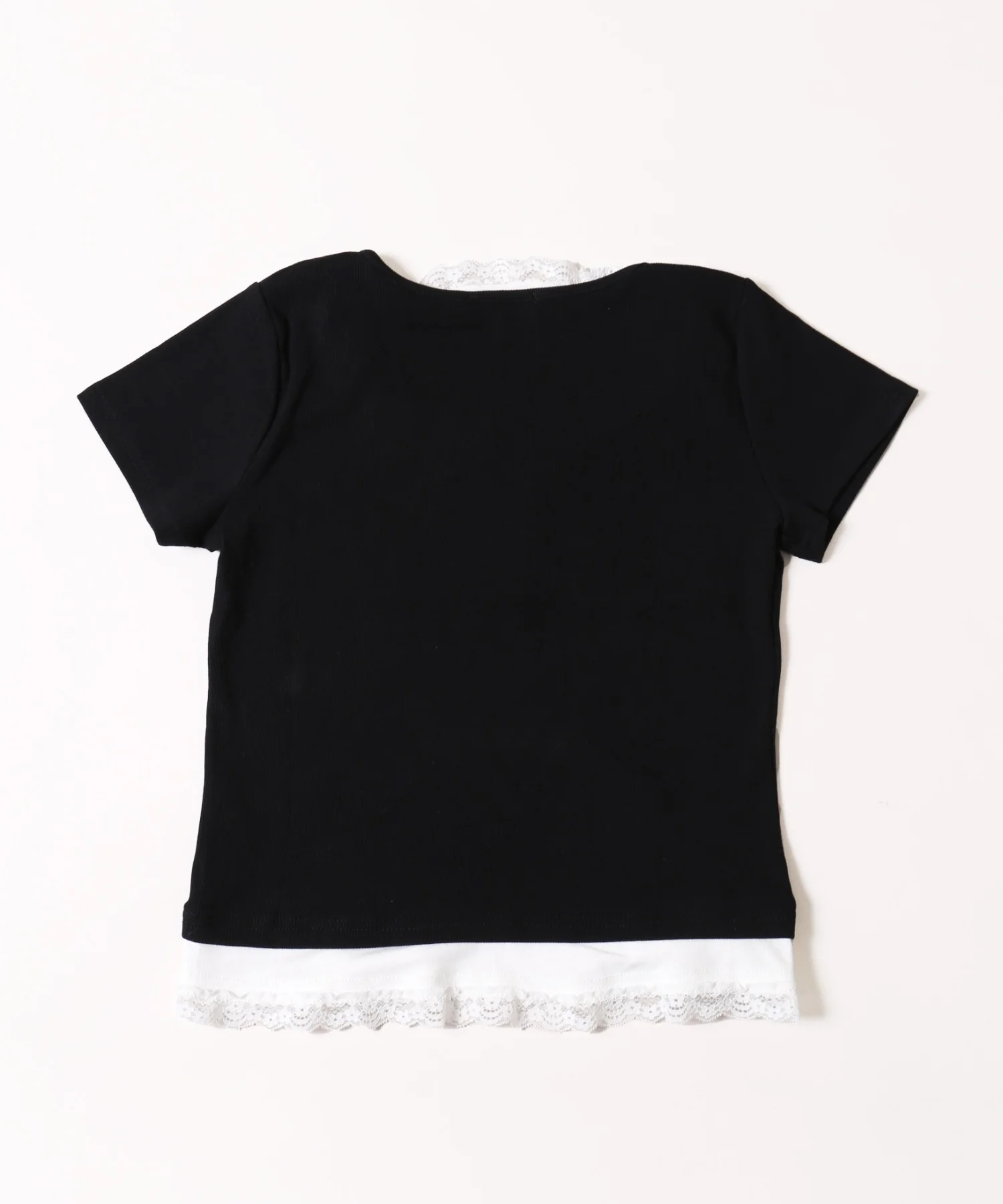 レースポイントフェイクレイヤードTシャツ - Image 20