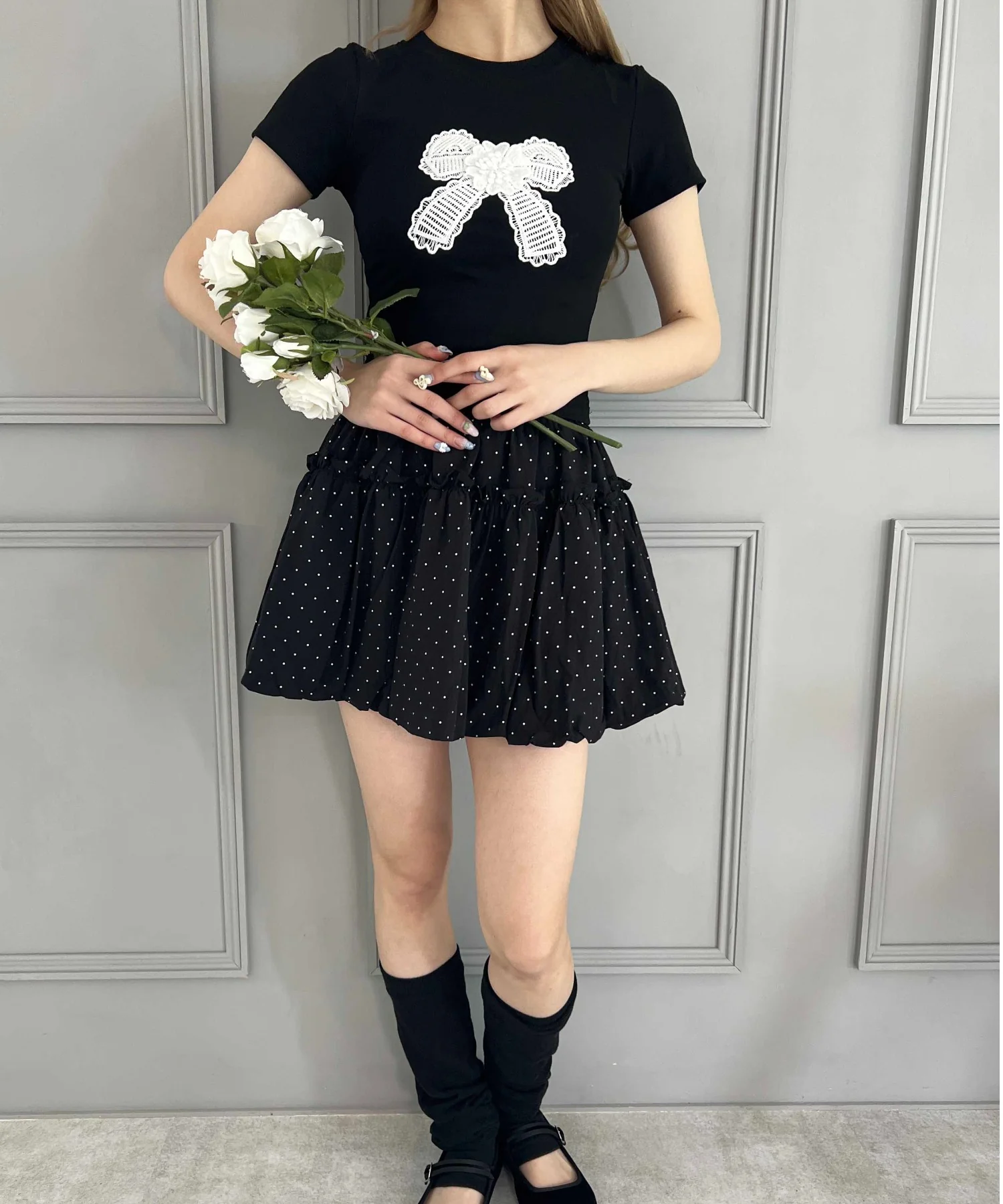 リボンワッペンピチTシャツ - Image 9