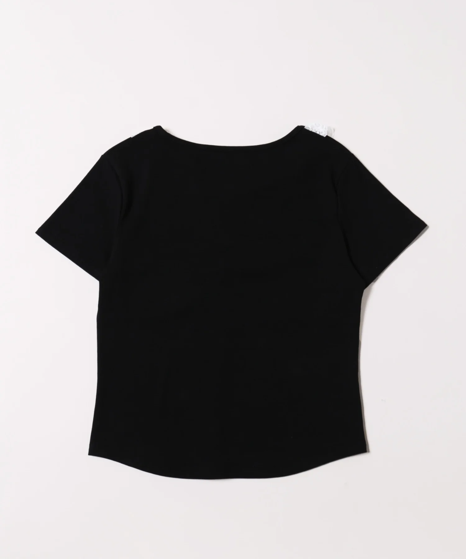 フロントギャザーレースネックTシャツ - Image 21