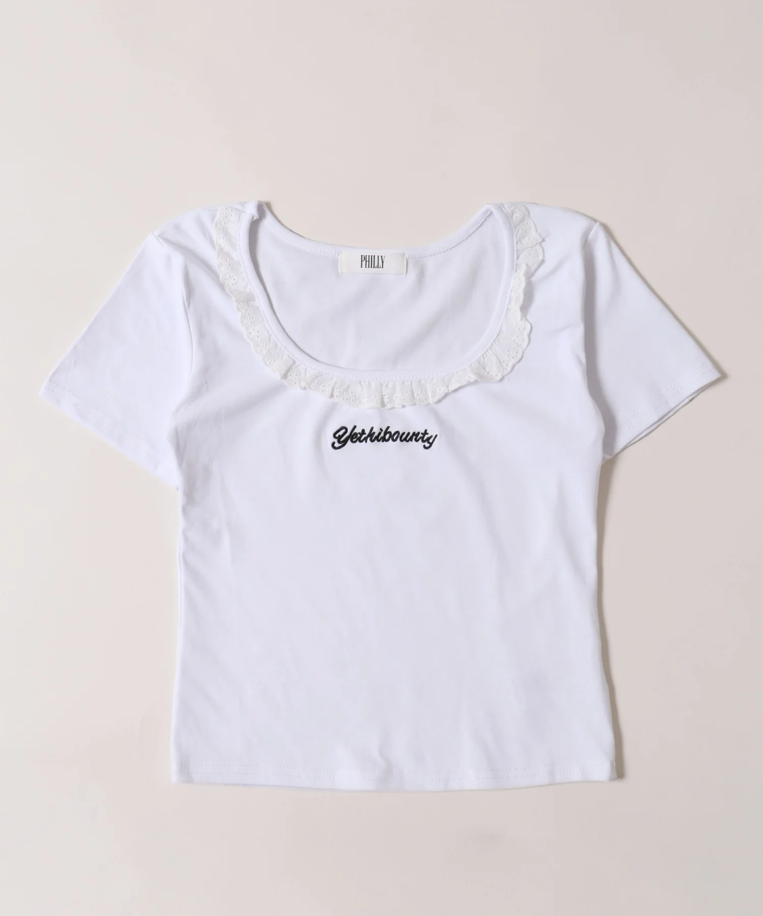 レースネックTシャツ - Image 11