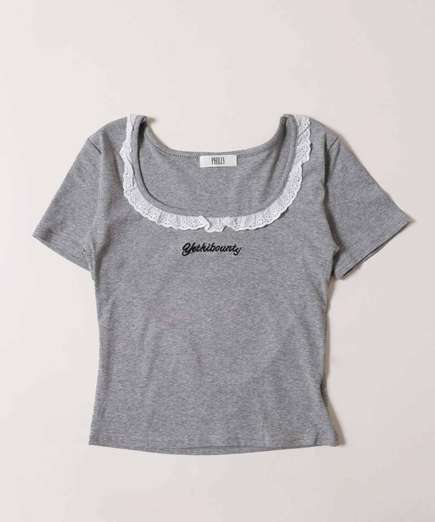 レースネックTシャツ - Image 12