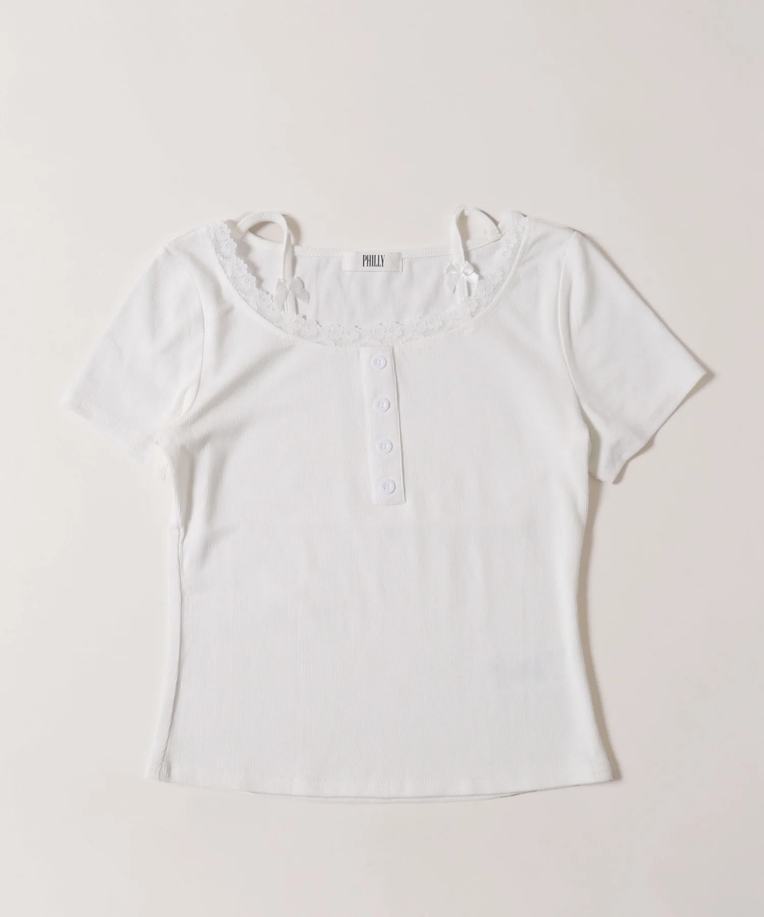 リボンキャミドッキングTシャツ - Image 15