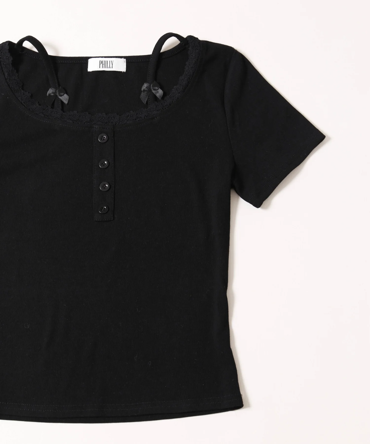 リボンキャミドッキングTシャツ - Image 19
