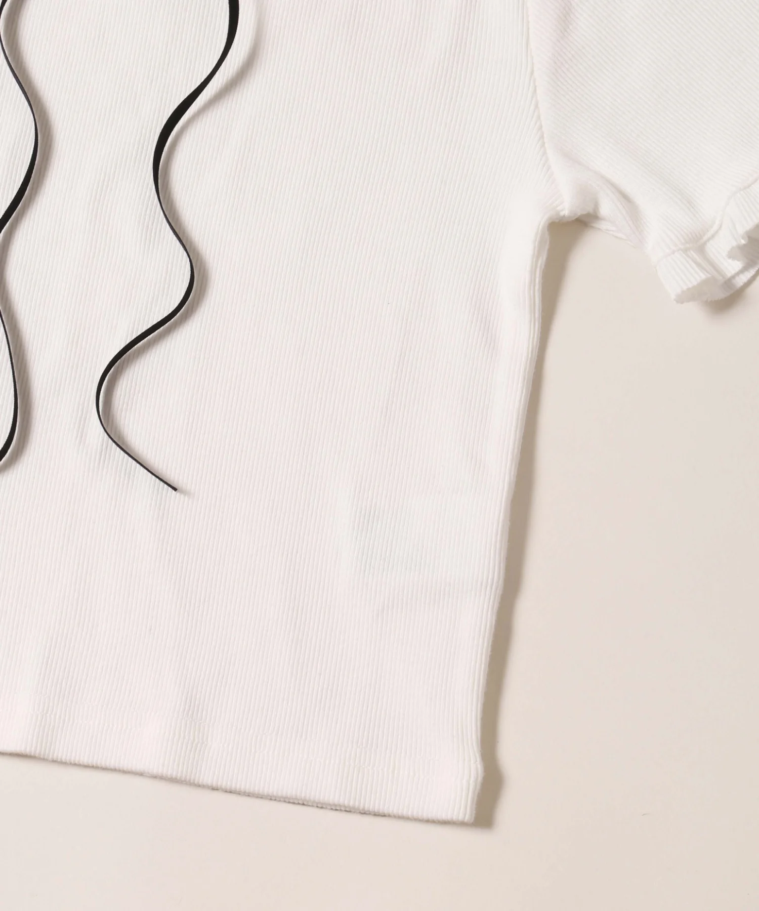 ロングリボンフリルリブTシャツ - Image 21