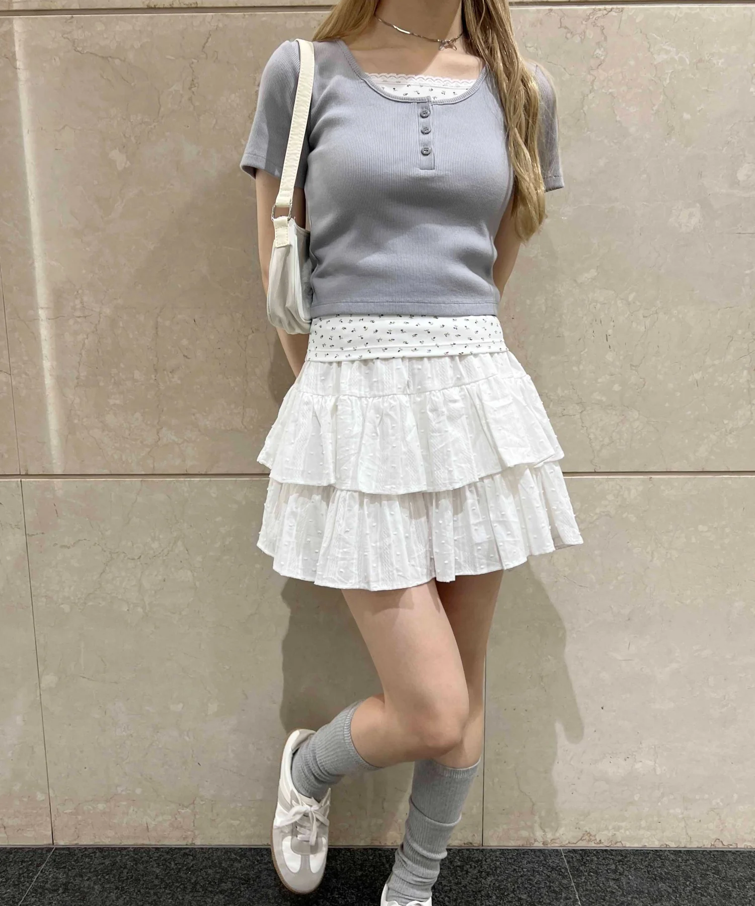 フェイクレイヤードTシャツ - Image 10