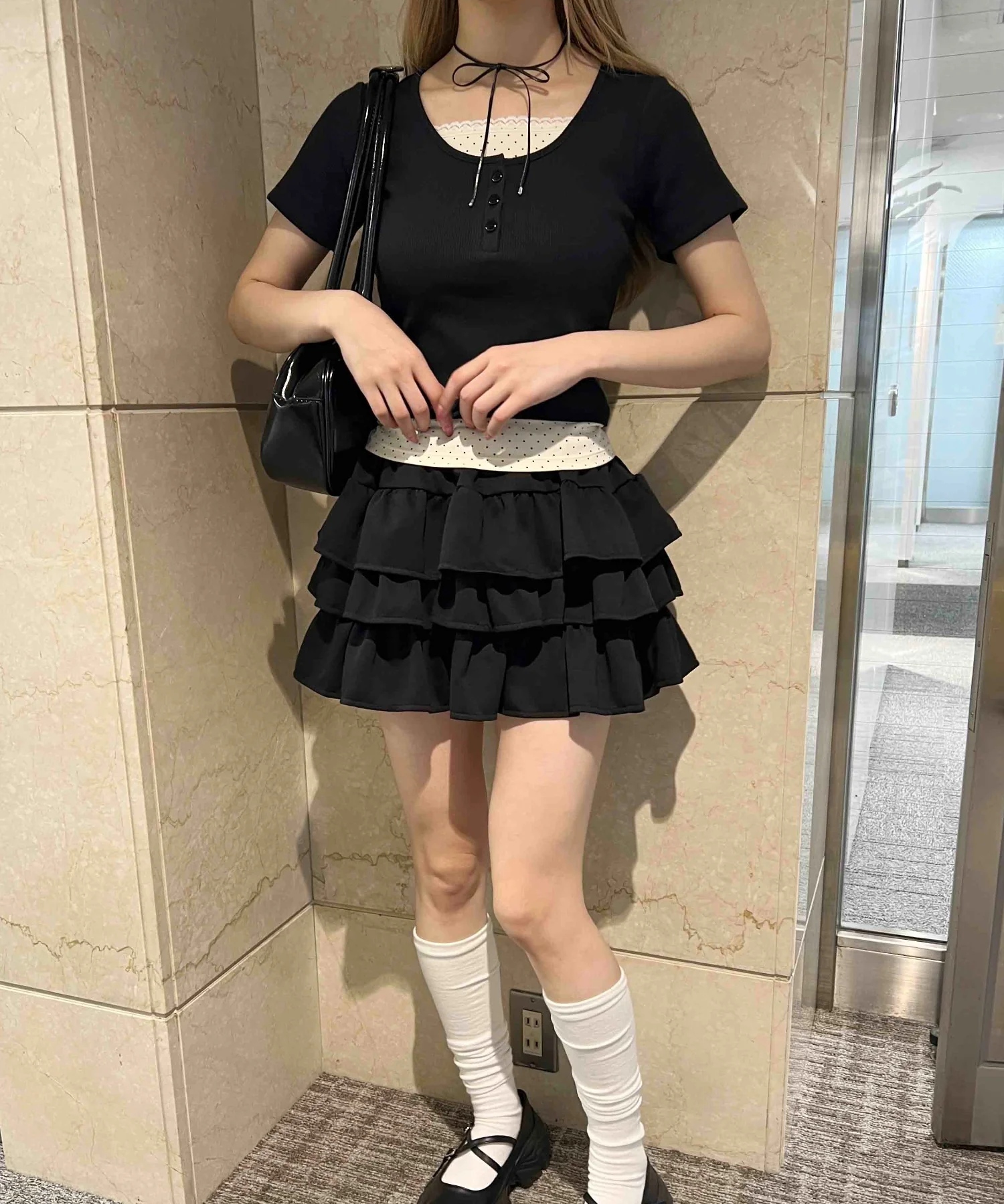 フェイクレイヤードTシャツ - Image 15