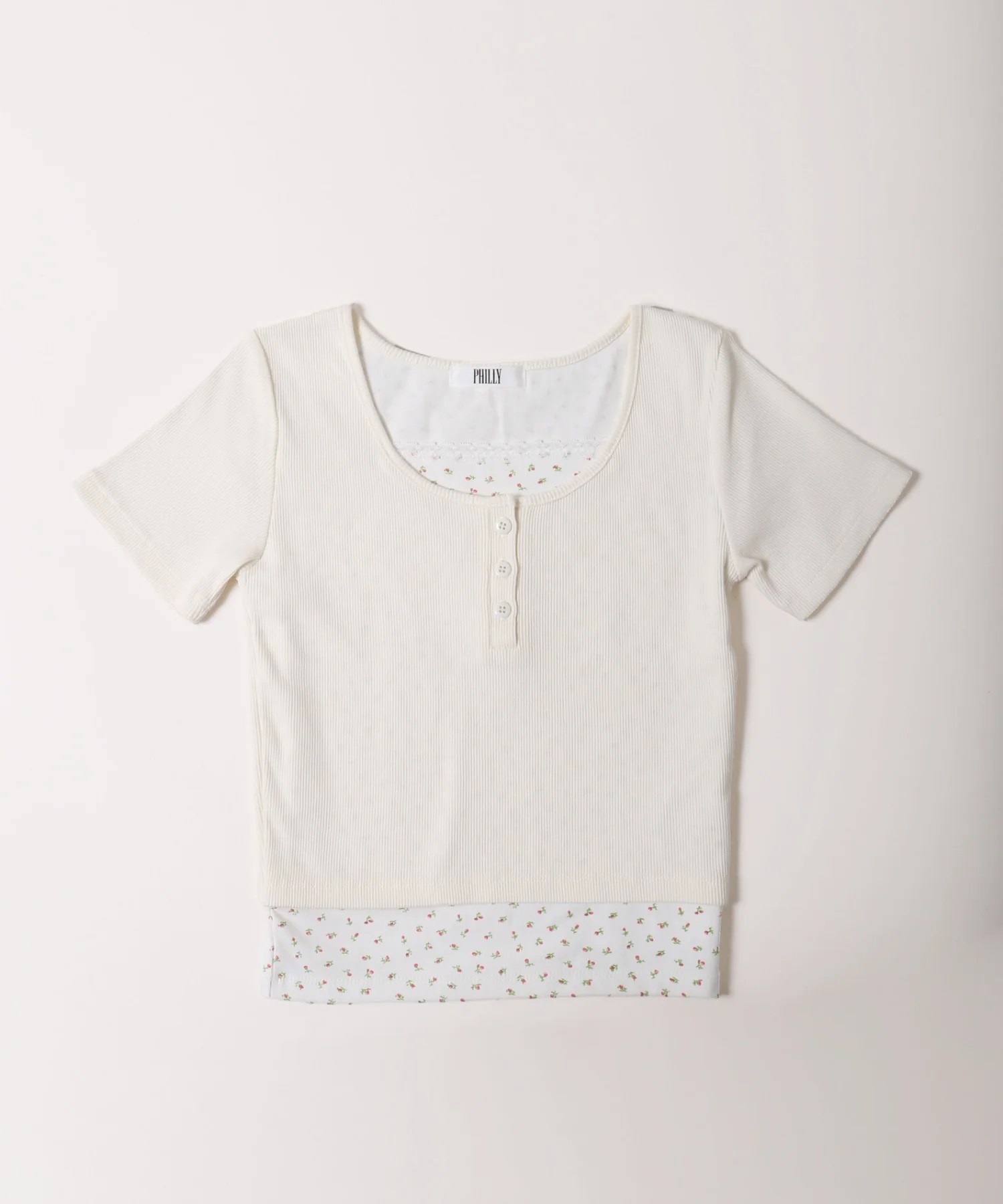 フェイクレイヤードTシャツ - Image 17
