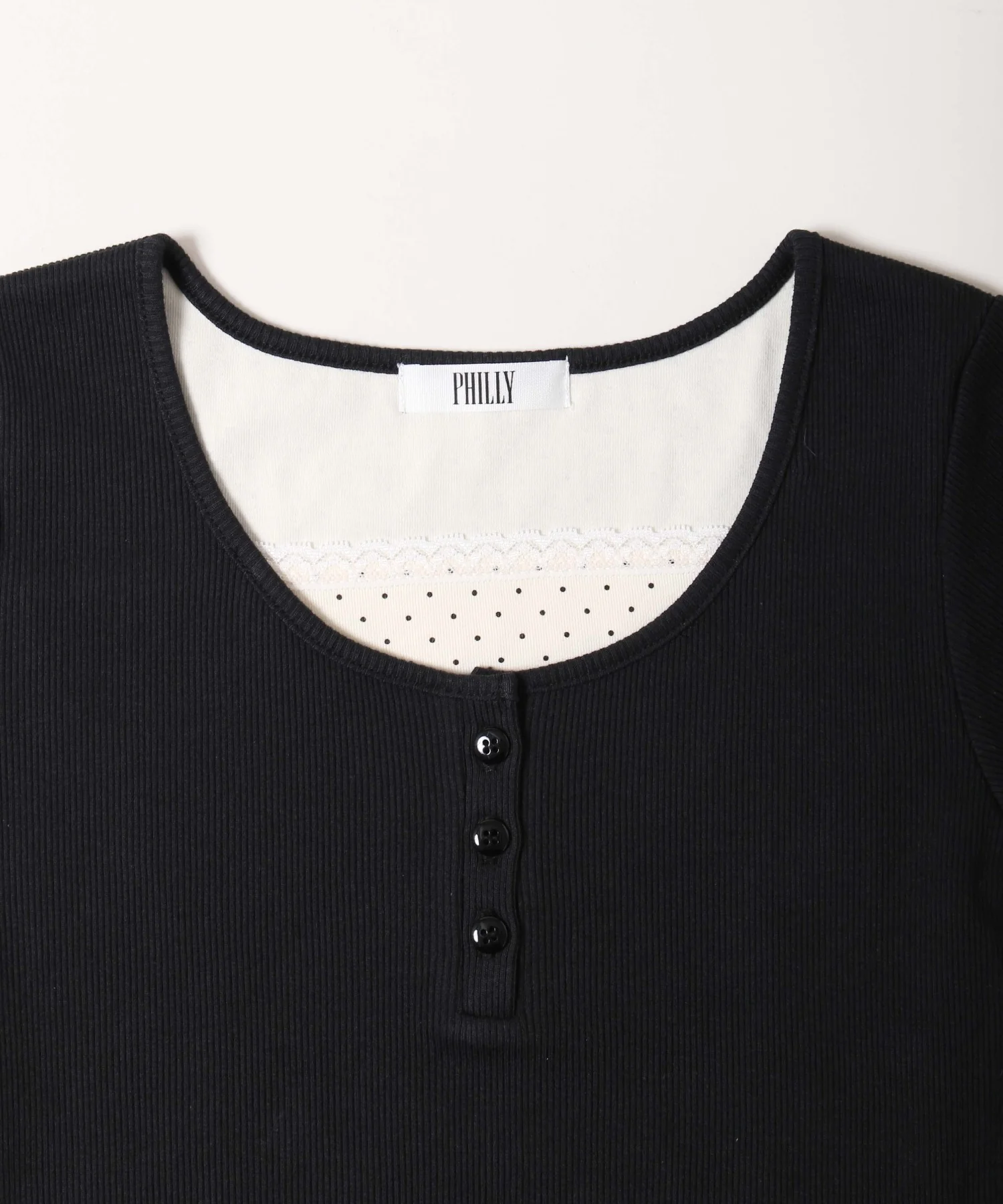 フェイクレイヤードTシャツ - Image 21