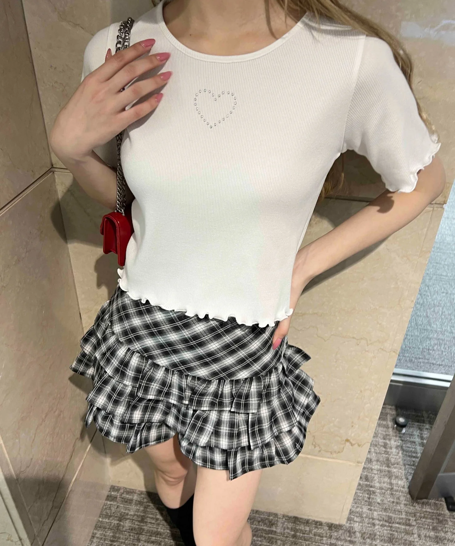 スタッズリブメロウトップス - Image 26
