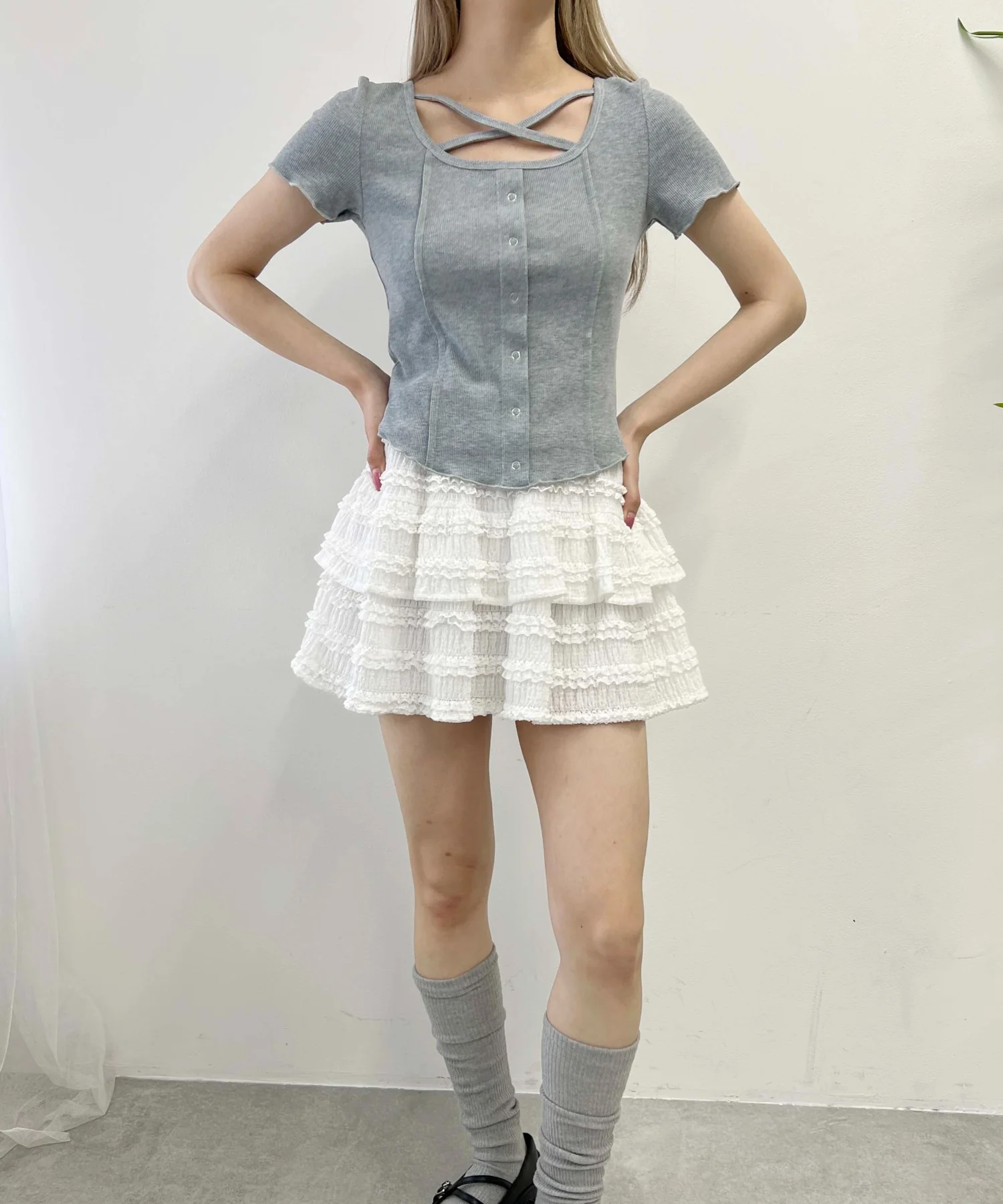 クロスデザインTシャツ - Image 12