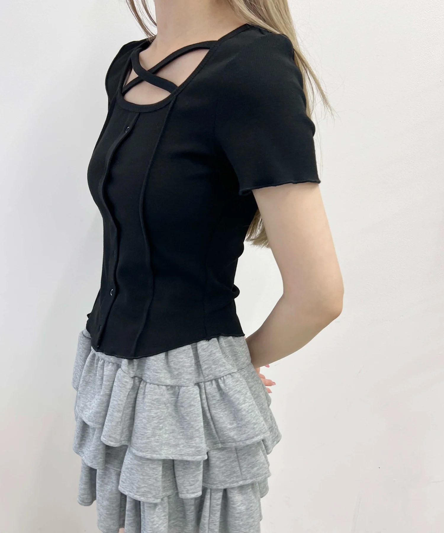 クロスデザインTシャツ - Image 14