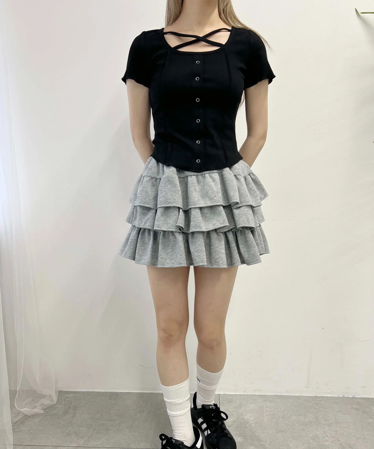 クロスデザインTシャツ - Image 16