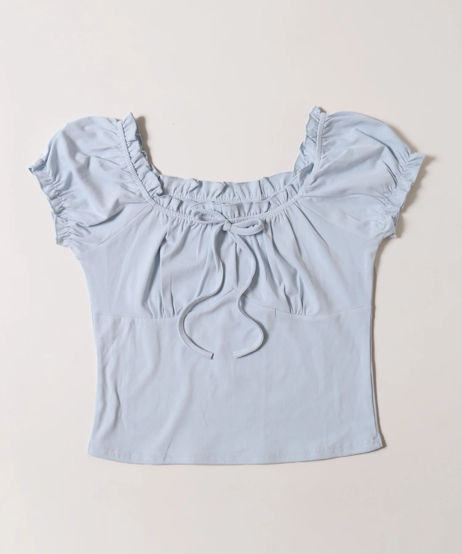 ミニパフスリーブリボンTシャツ - Image 20