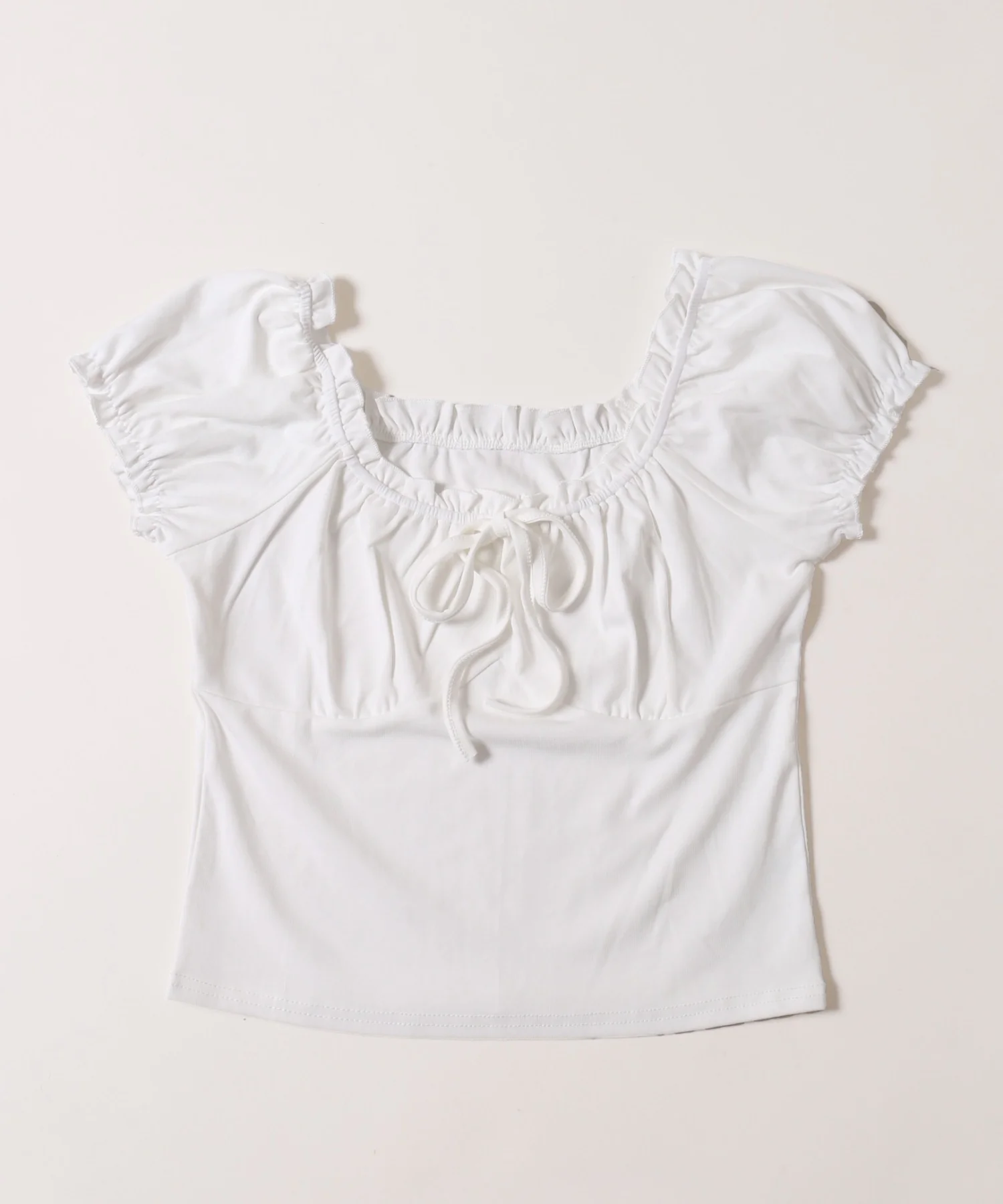 ミニパフスリーブリボンTシャツ - Image 21