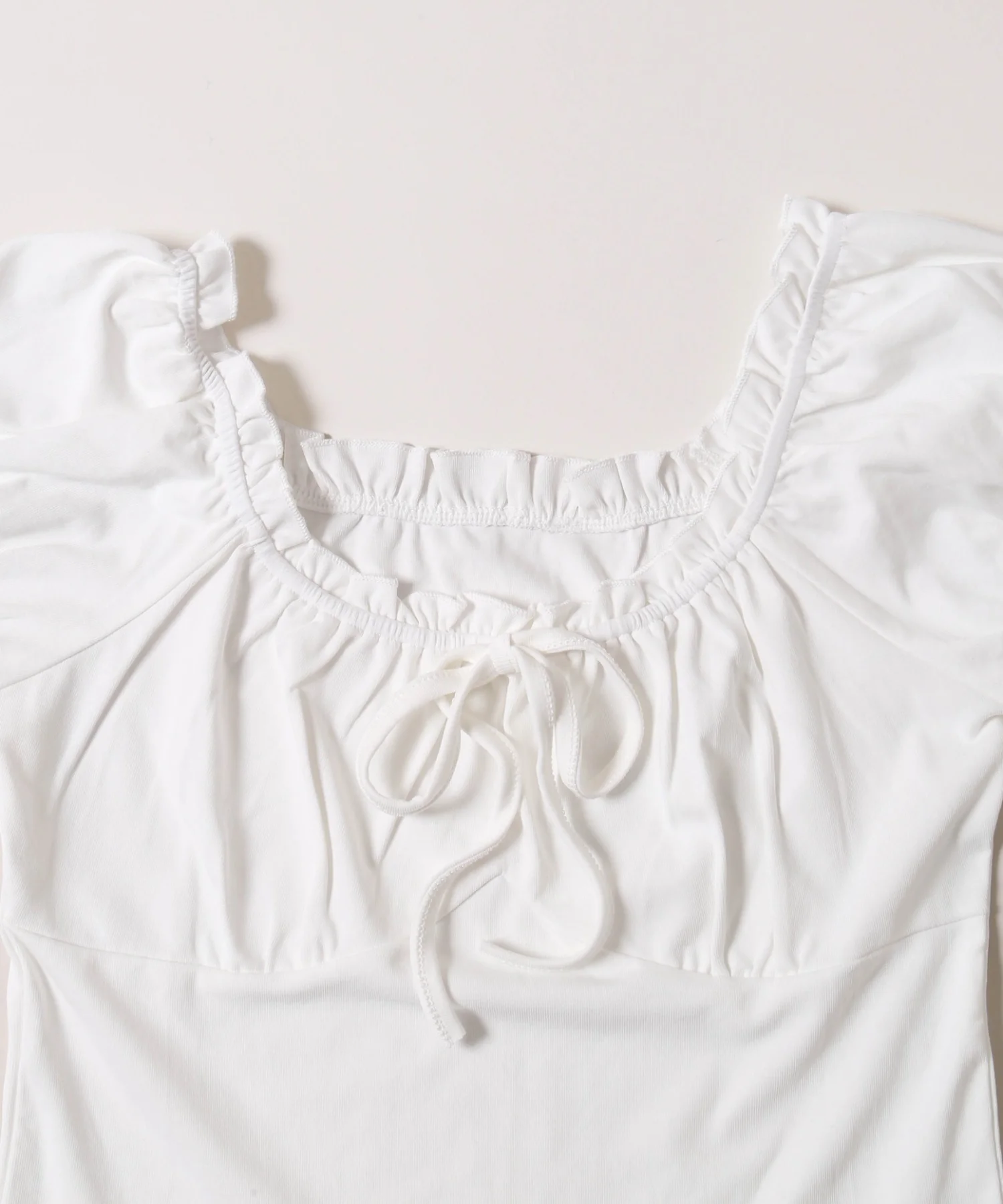 ミニパフスリーブリボンTシャツ - Image 25