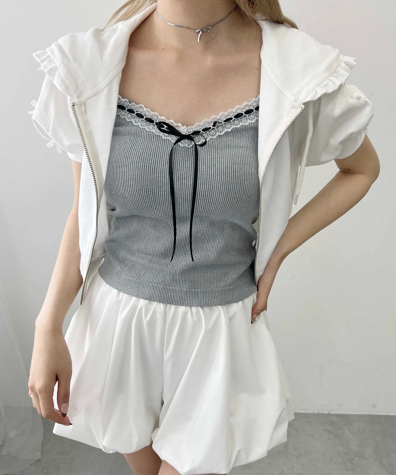 レースデザインカップインキャミソール - Image 6