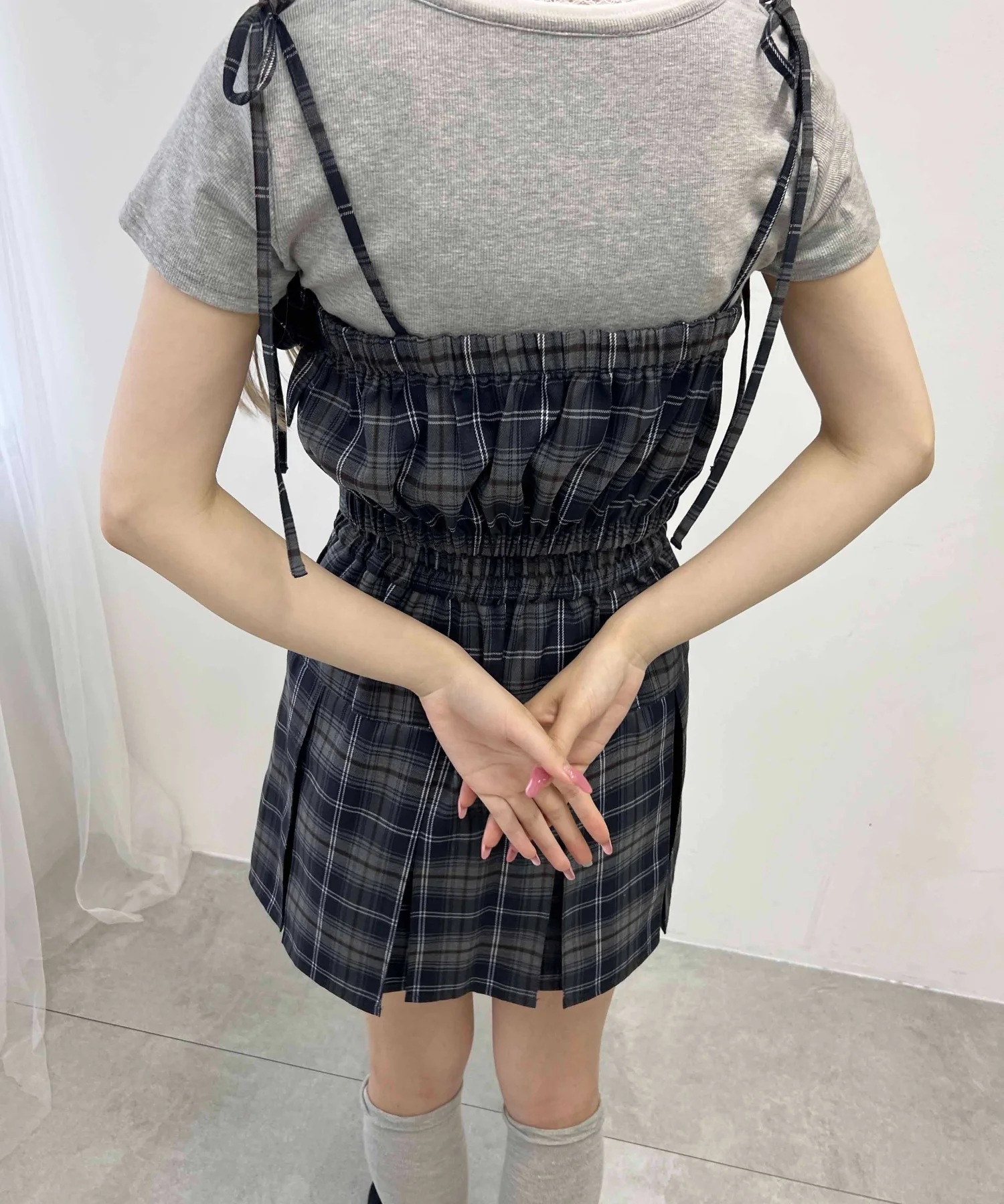 チェックフリルビスチェ - Image 12