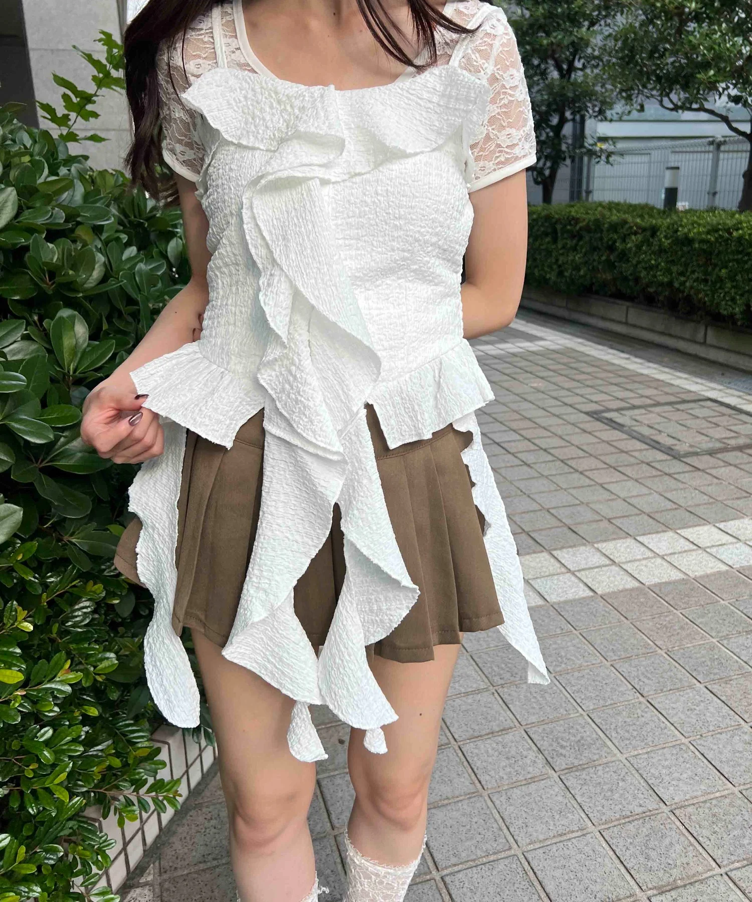 フリルイレヘムキャミソール - Image 12