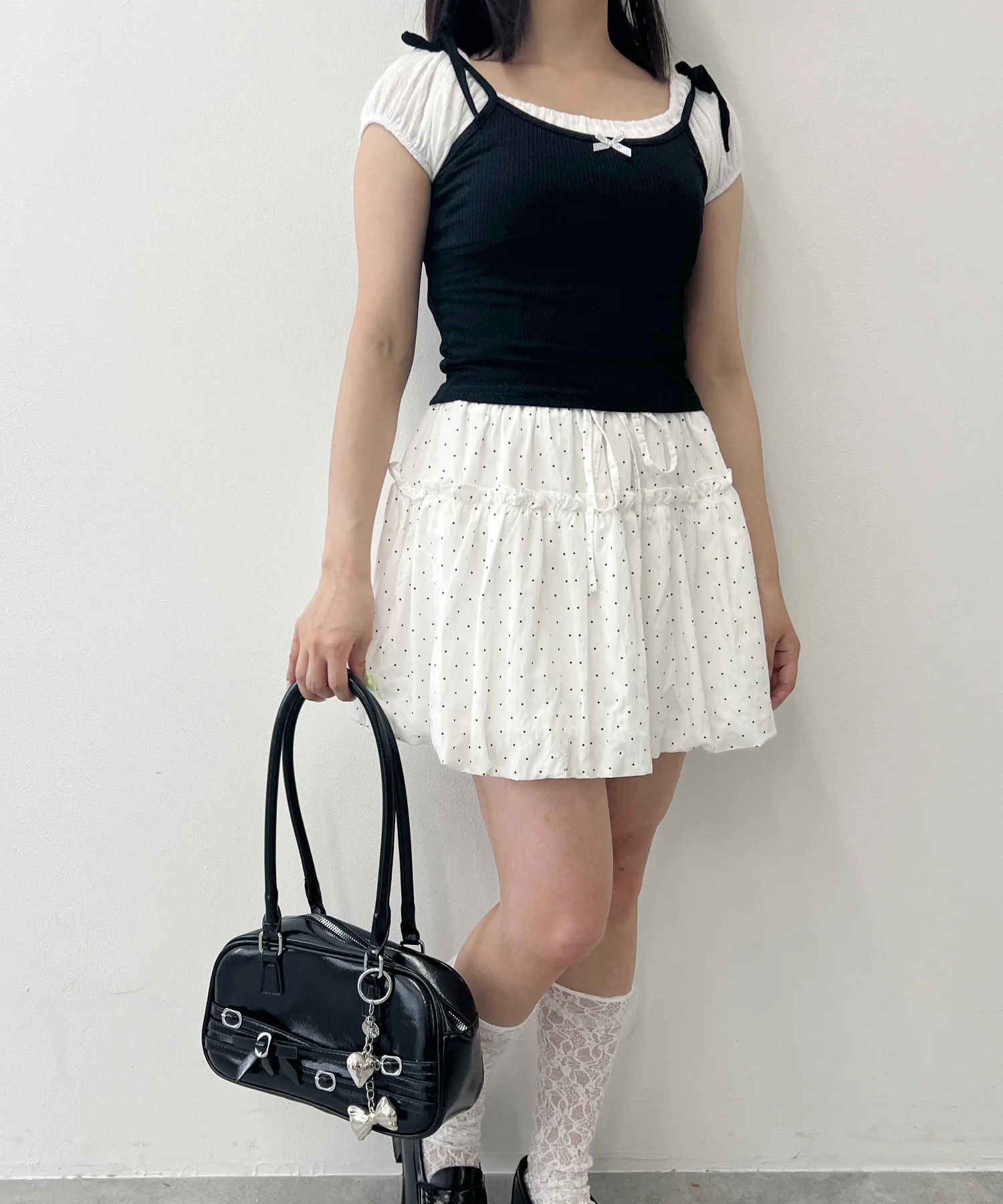 リボンキャミドッキングTシャツ - Image 13