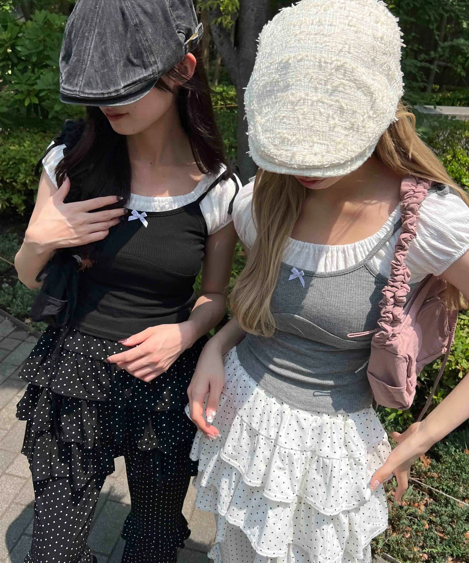 リボンキャミドッキングTシャツ - Image 14