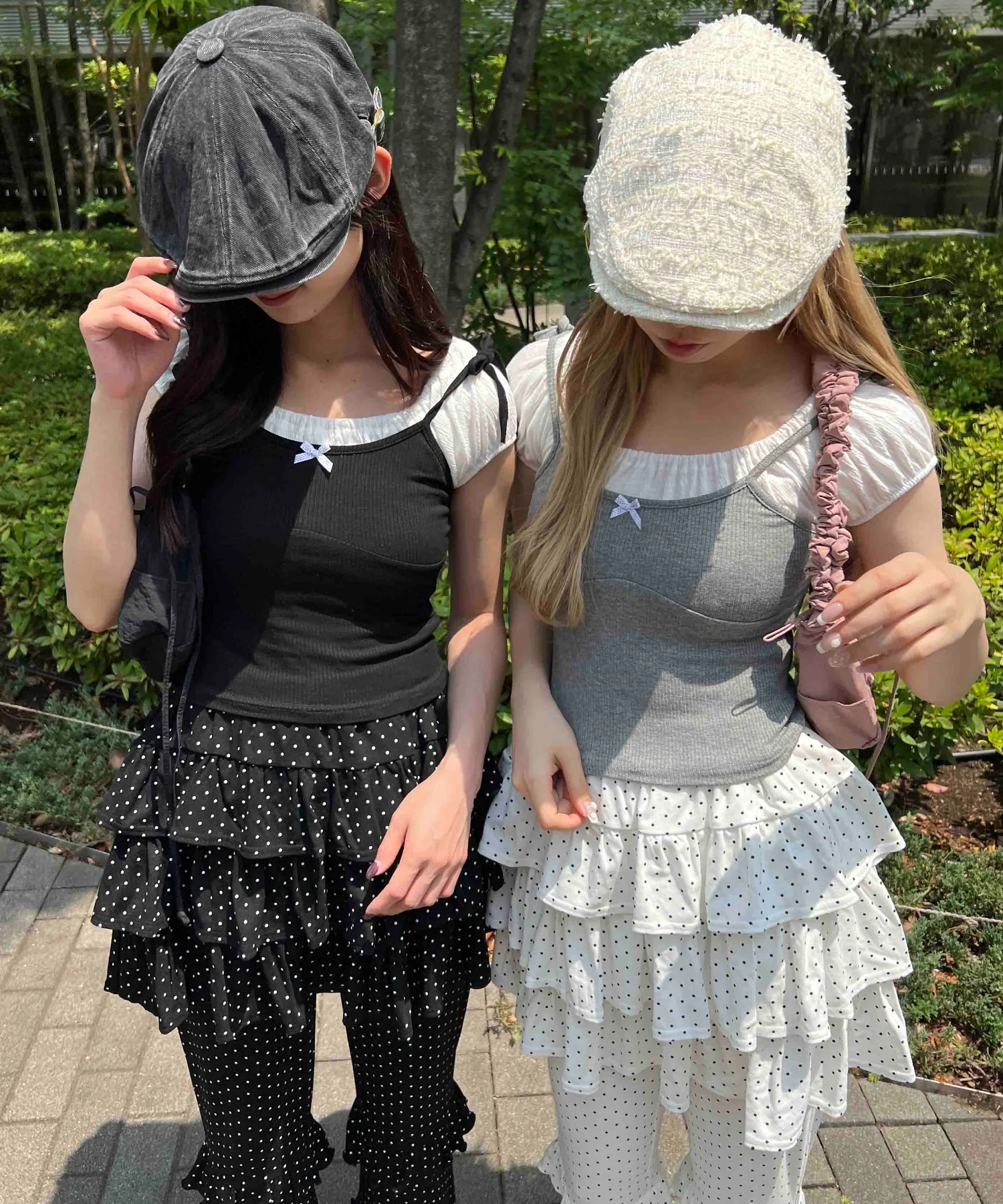 リボンキャミドッキングTシャツ - Image 15