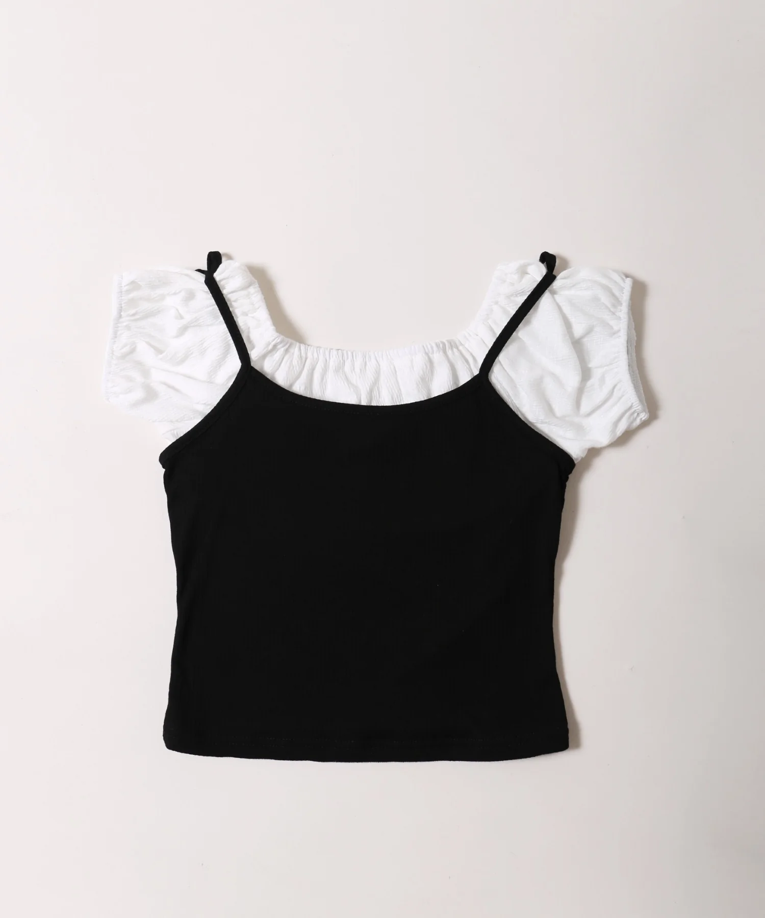 リボンキャミドッキングTシャツ - Image 20