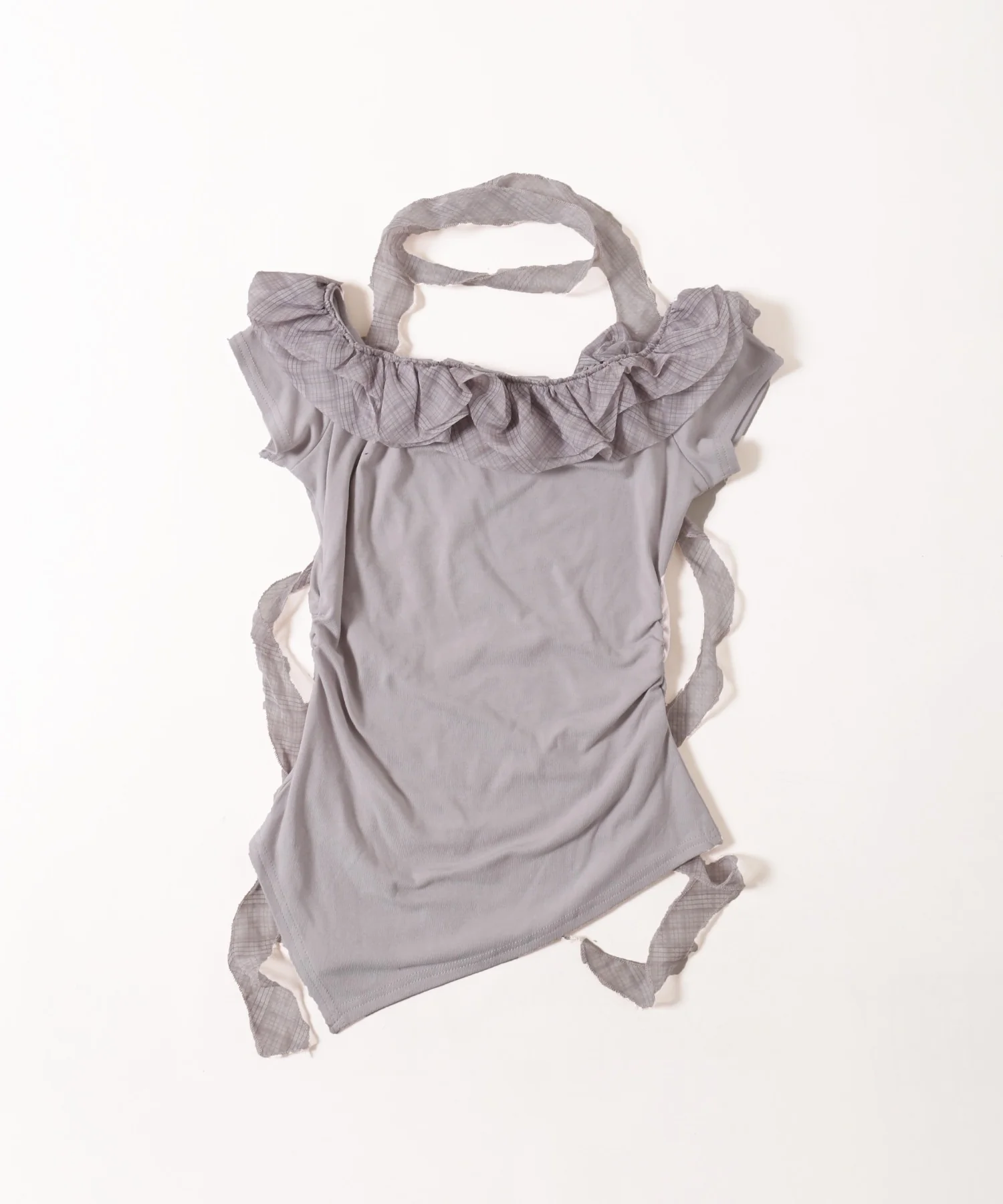チェックチョーカーセットフリルTシャツ - Image 13
