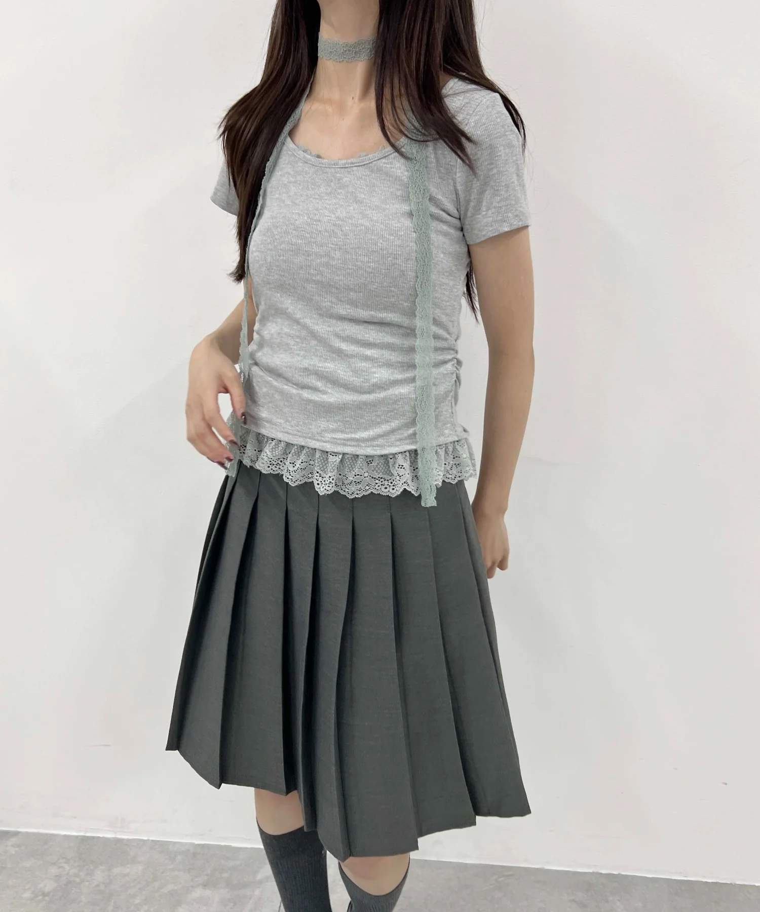 リボンセットレースデザイントップス - Image 11
