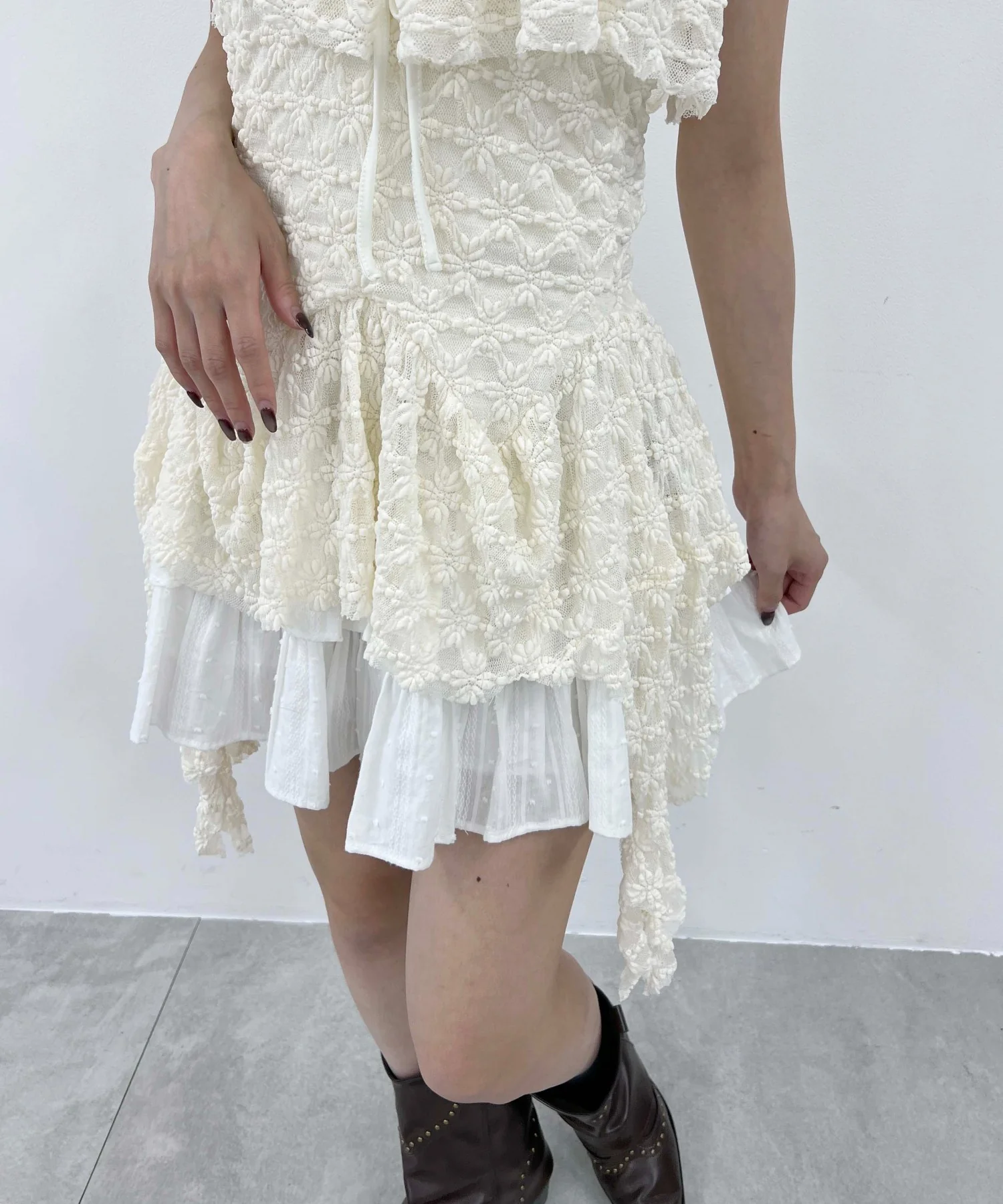 オフショルレースキャミワンピース - Image 15