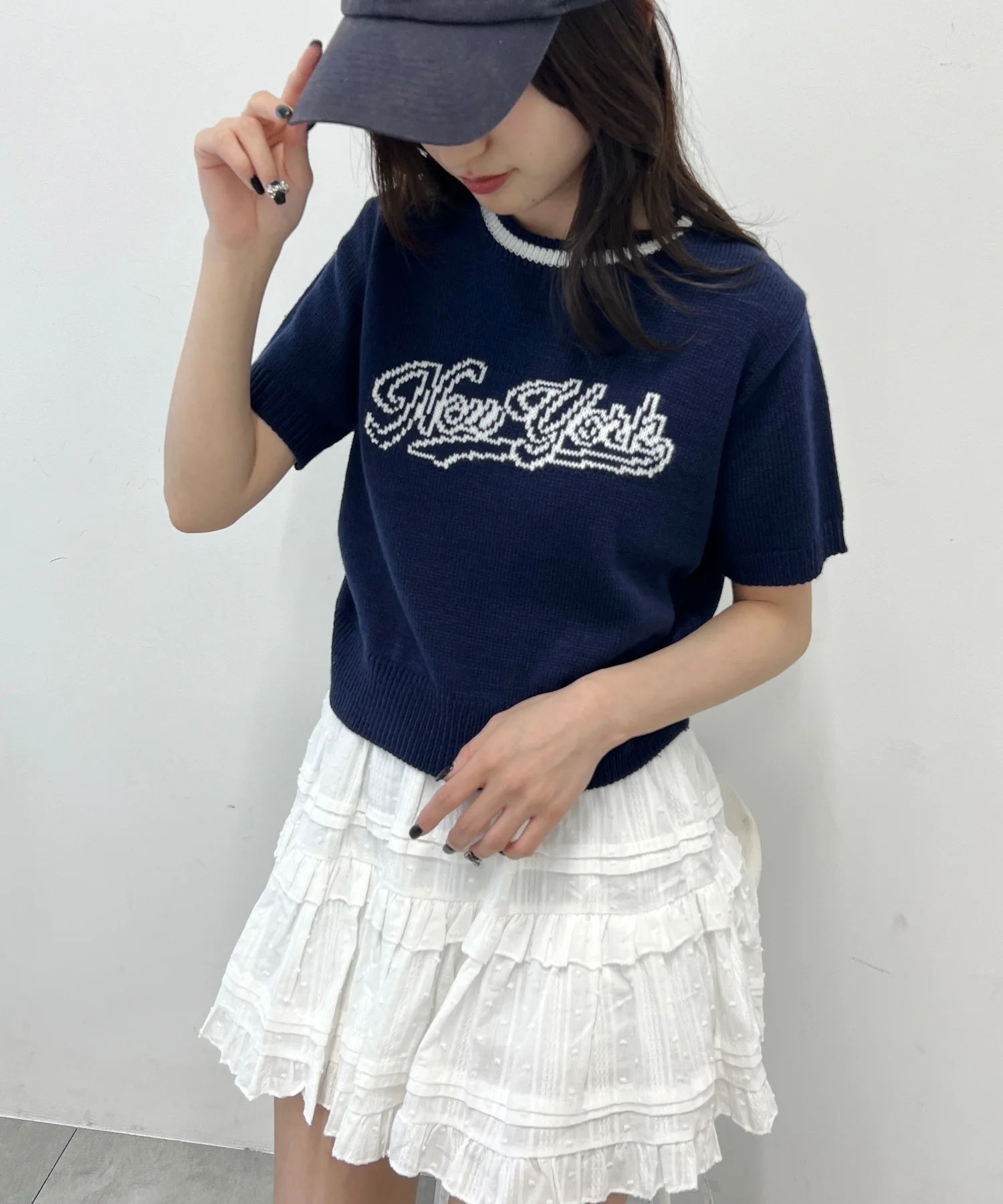 カレッジロゴコンパクトニット - Image 10
